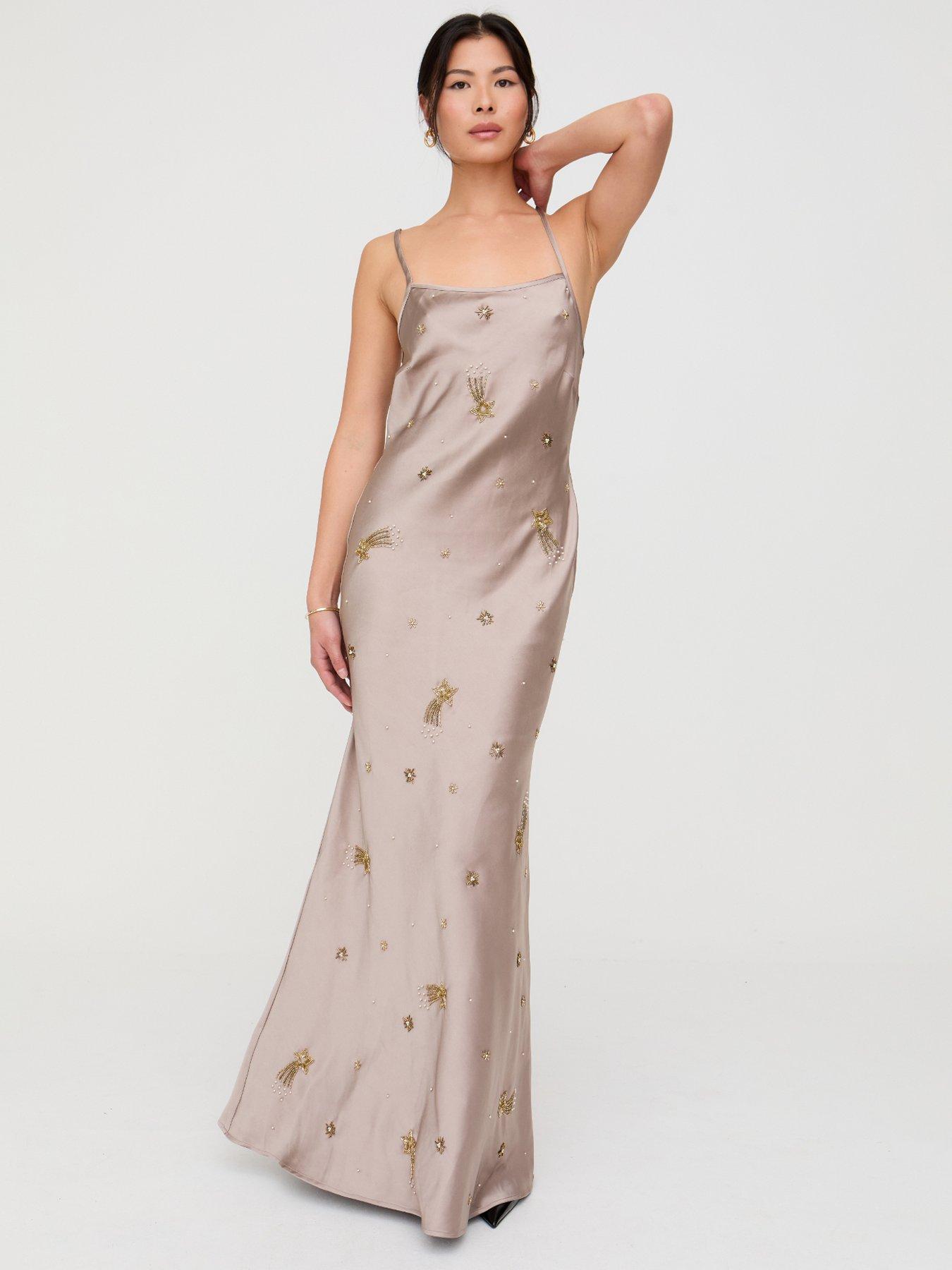 Image 3 of 5 of Lily & Lionel Starburst Dress - Oyster