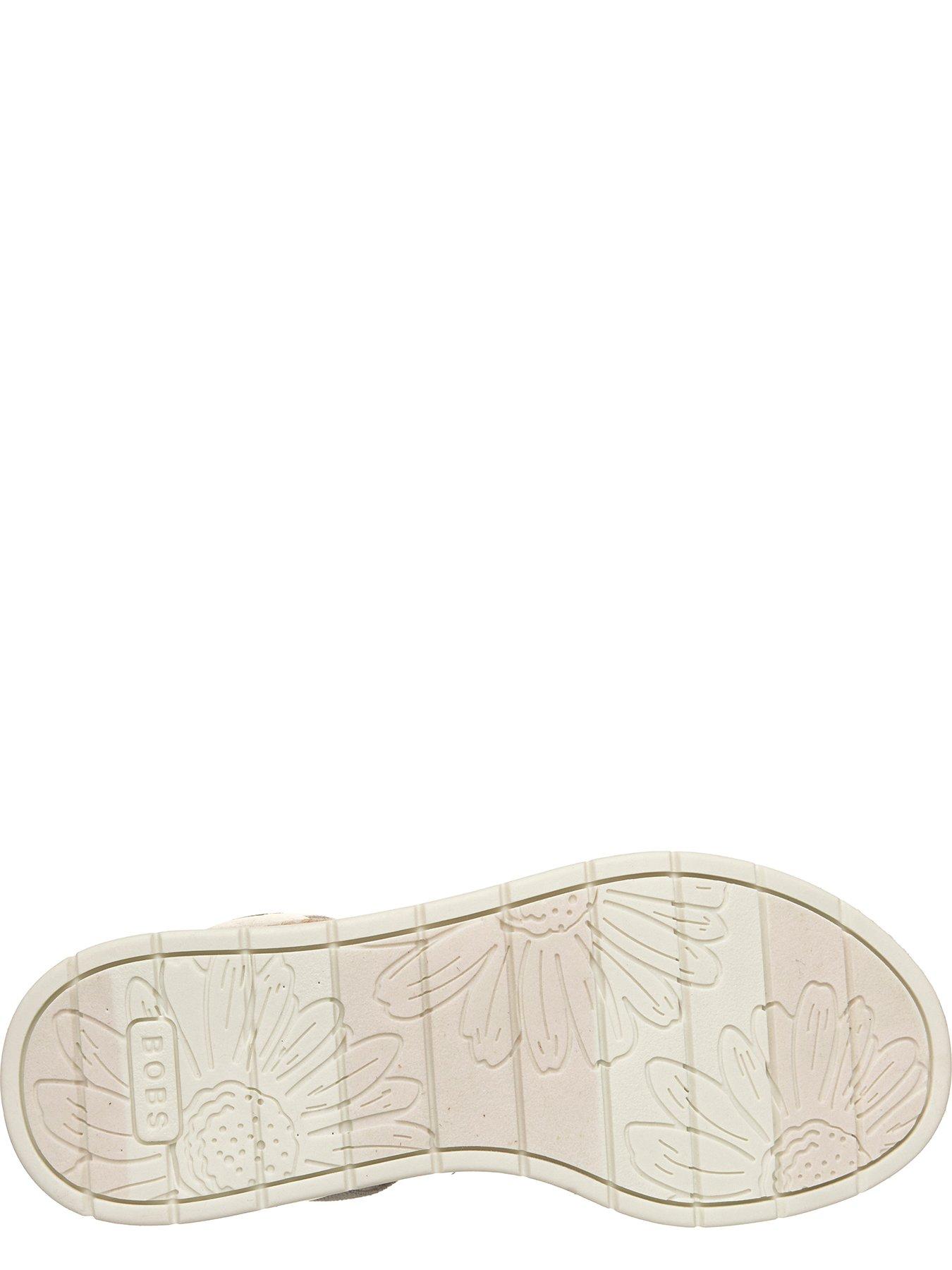 Image 4 of 5 of Skechers Bobs Sun Raystep Aside Slip-ins Wedge Sandals - Silver&nbsp;