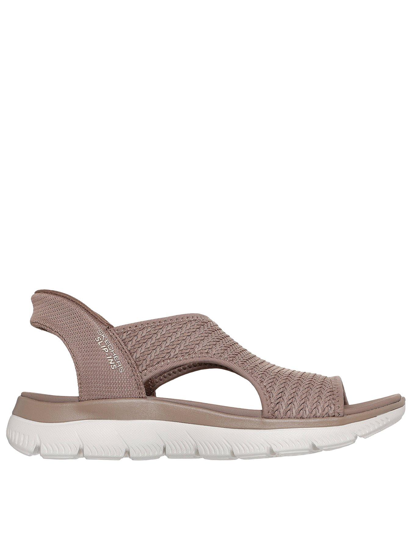 Skechers Wide Fit Summits Sweetly Evolved Sandal - Mocca