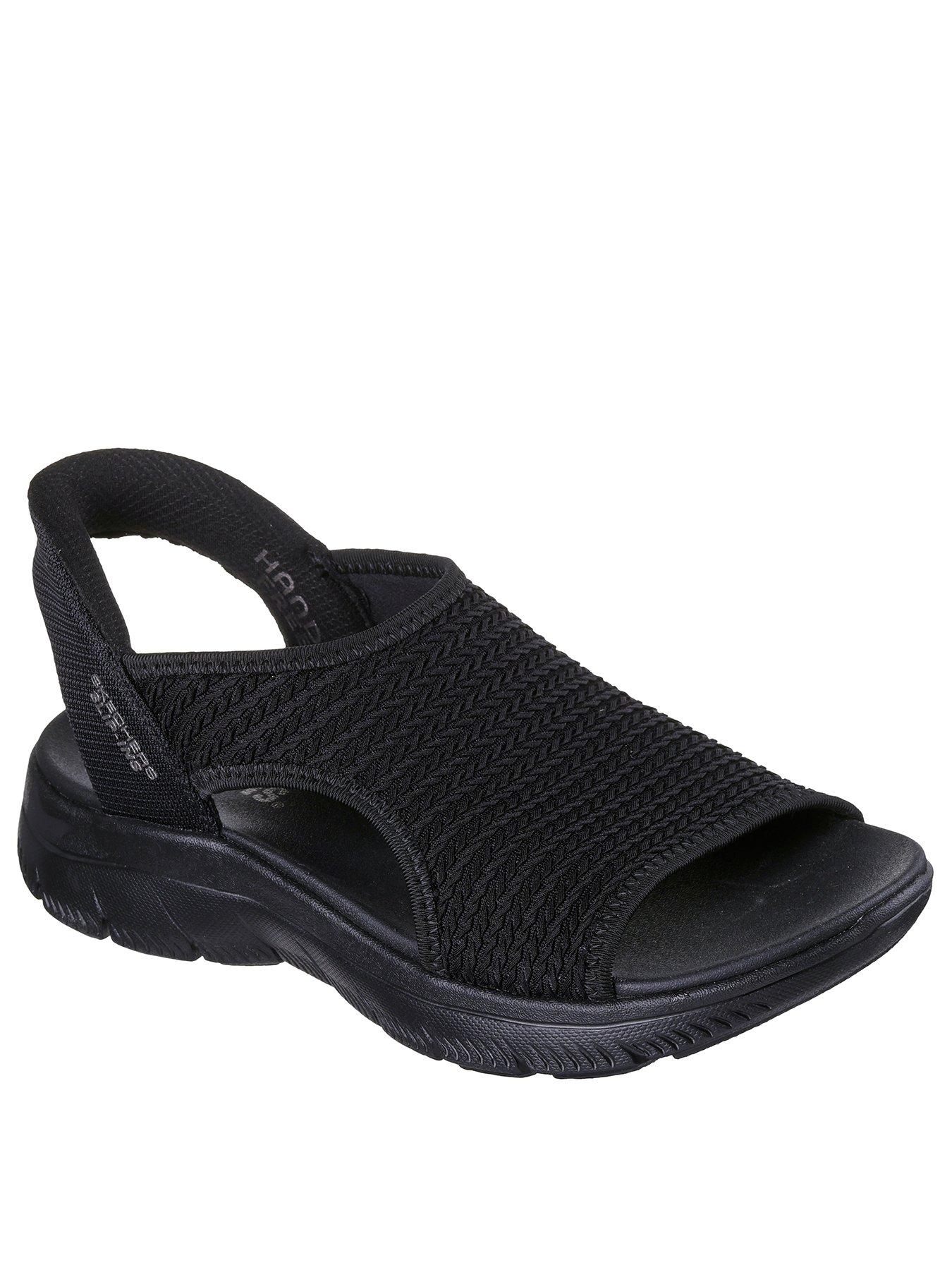 Image 2 of 5 of Skechers Summits Sandal Sweetly Evolved Slip-ins Sandal - Black Knit