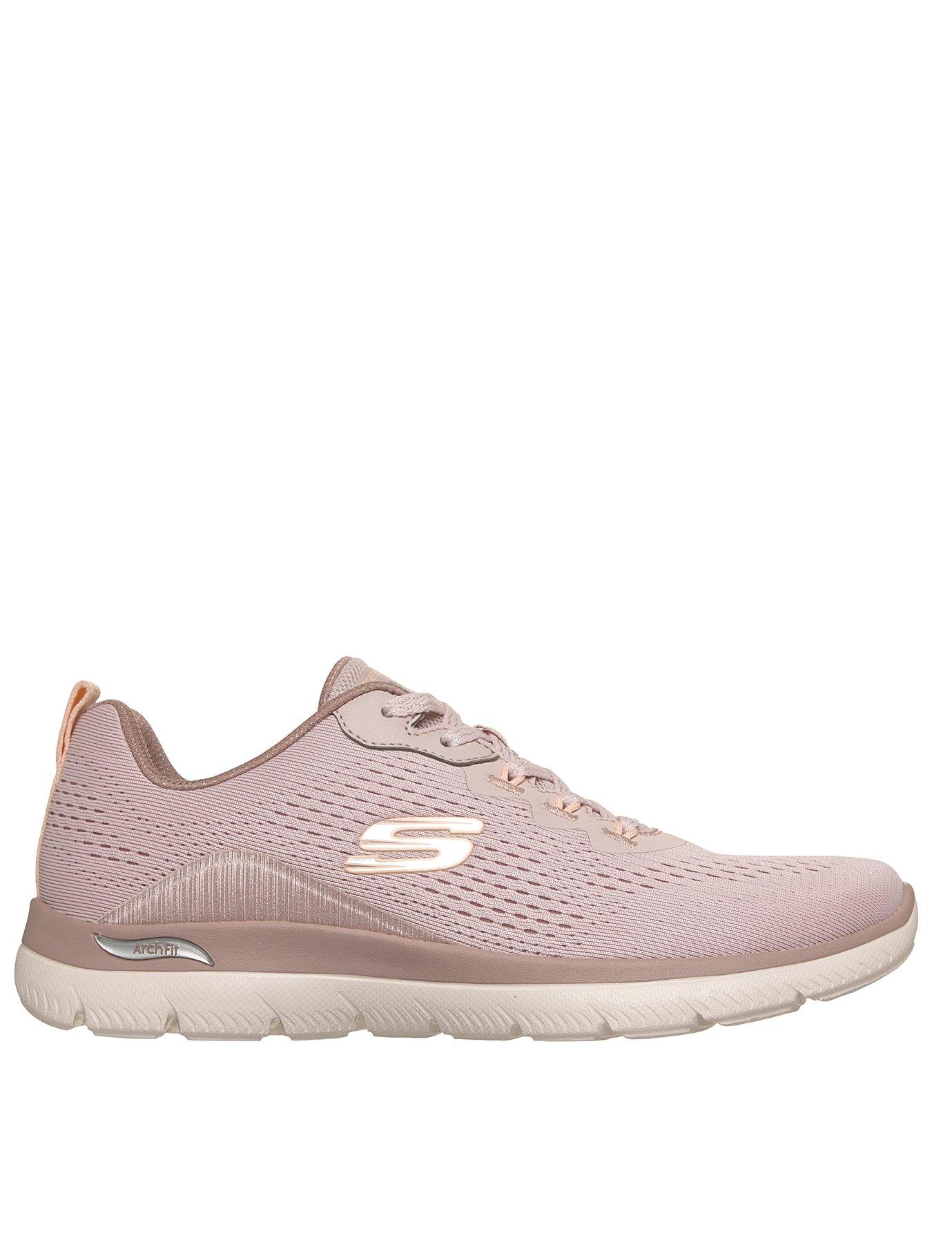Image 1 of 5 of Skechers Arch Fit Summits Trainer - Light Mauve