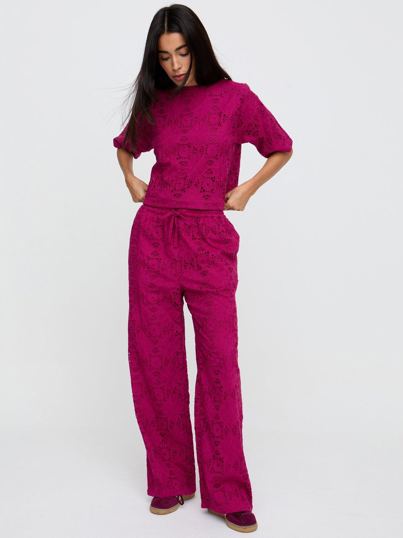  image of raffya-opal-top-burgundy