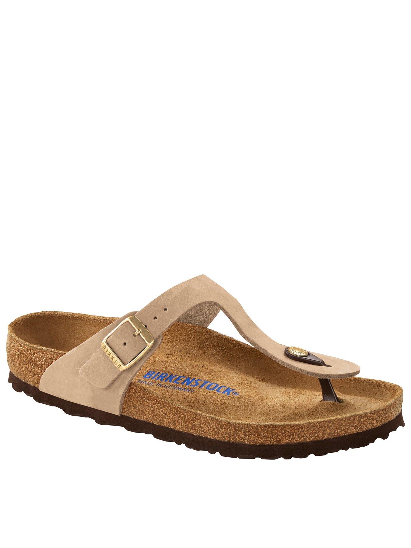 Image 1 of 3 of Birkenstock Gizeh Leather Sandal - Sandcastle