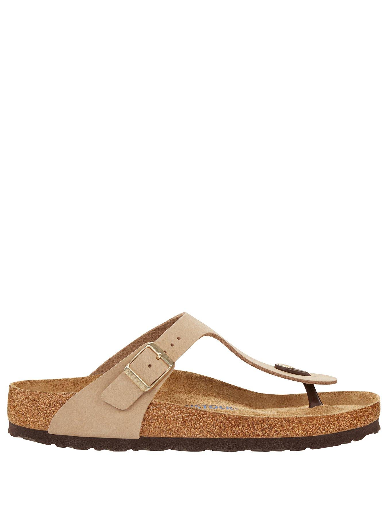 Image 2 of 3 of Birkenstock Gizeh Leather Sandal - Sandcastle