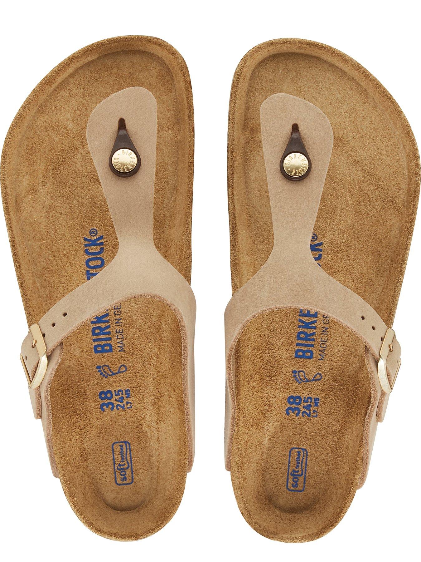 Image 3 of 3 of Birkenstock Gizeh Leather Sandal - Sandcastle