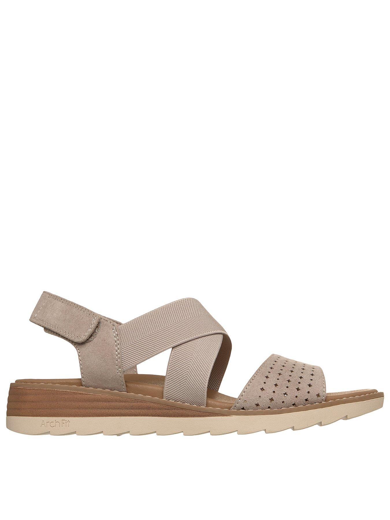 Skechers Arch Fit Oasis B Perf Sandals - Beige