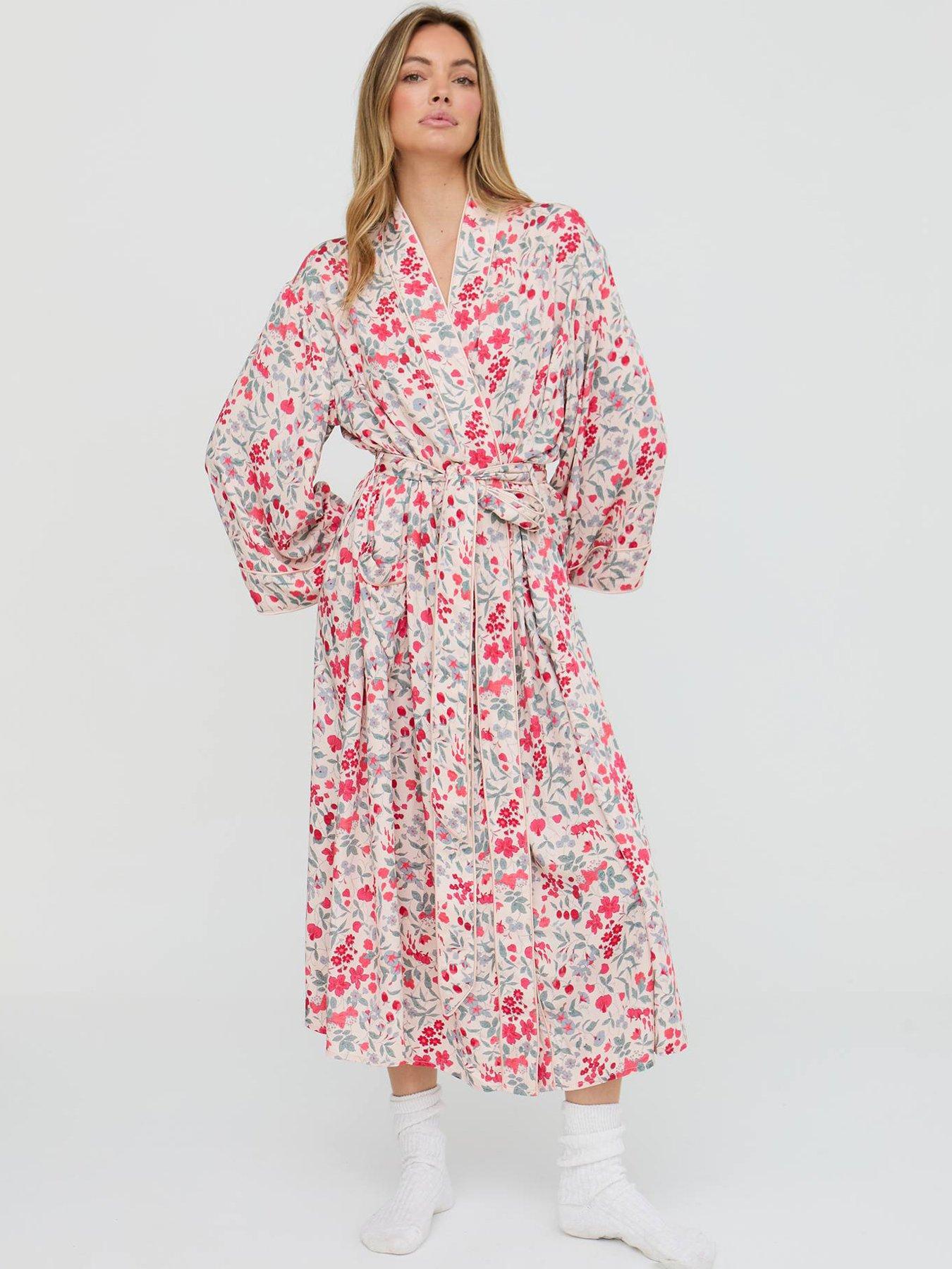  image of lily-lionel-corina-jasmine-floral-printed-robe-ivory