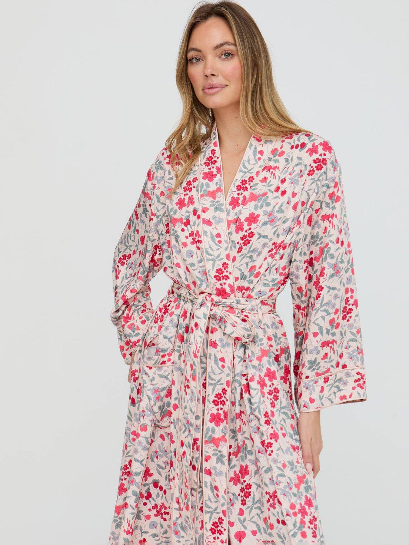  image of lily-lionel-corina-jasmine-floral-printed-robe-ivory