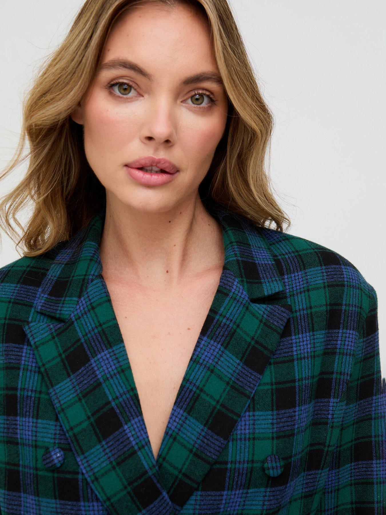  image of lily-lionel-zena-jacket-bluegreen-check