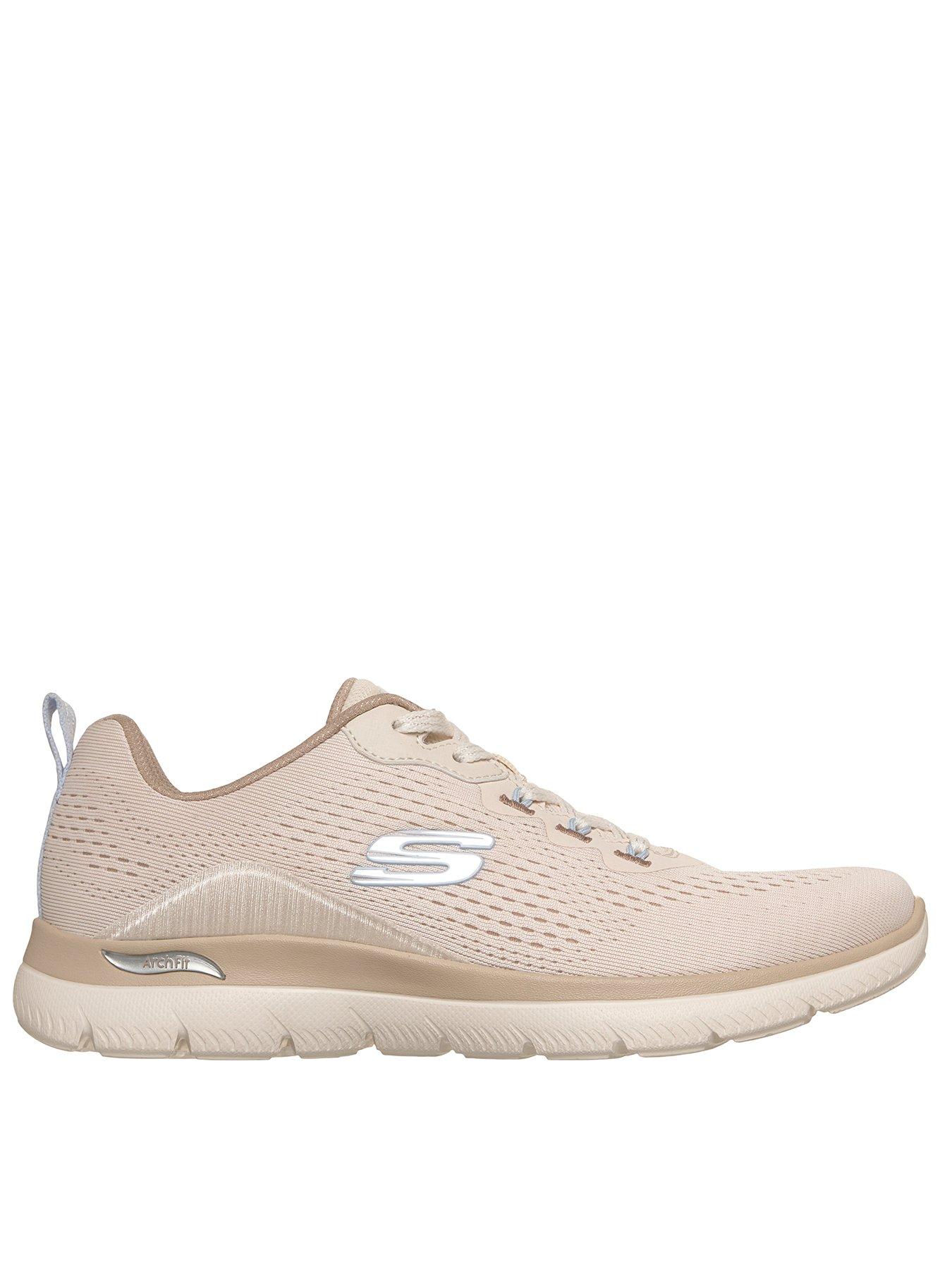  image of skechers-arch-fit-summits-trainer-natural