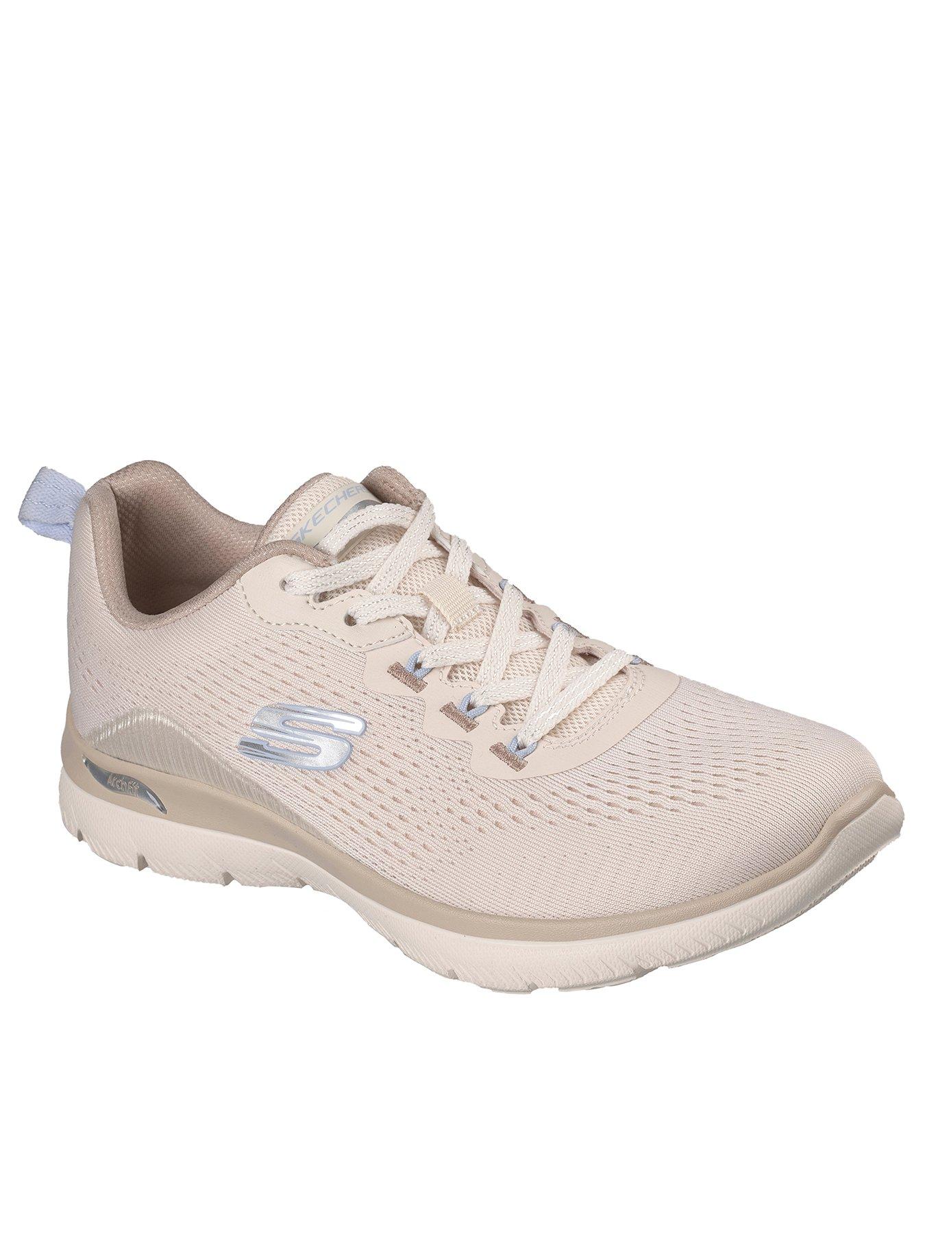  image of skechers-arch-fit-summits-trainer-natural