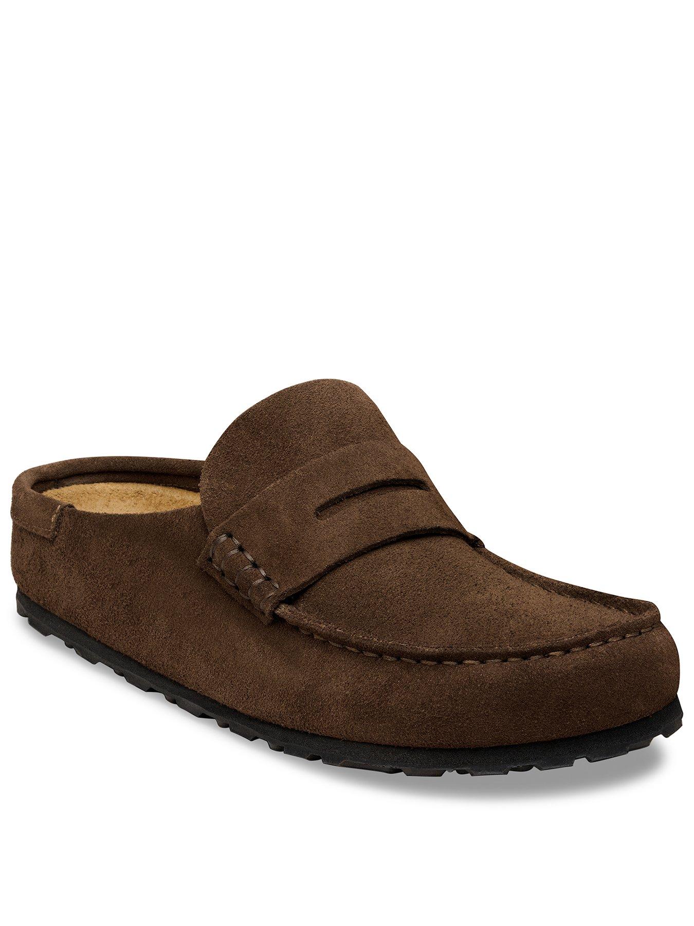 Birkenstock Naples Wrapped Suede Clog - Carafe Brown