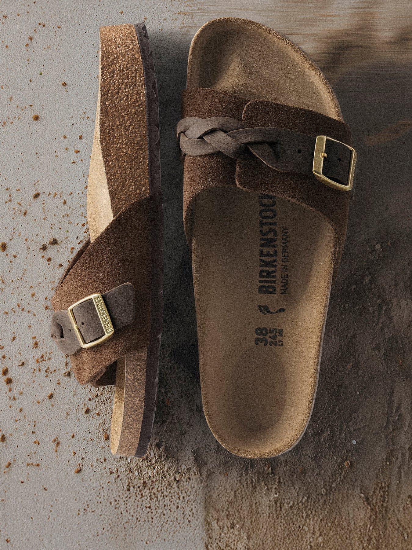 Birkenstock Oita Braided Suede Sandal - Carafe