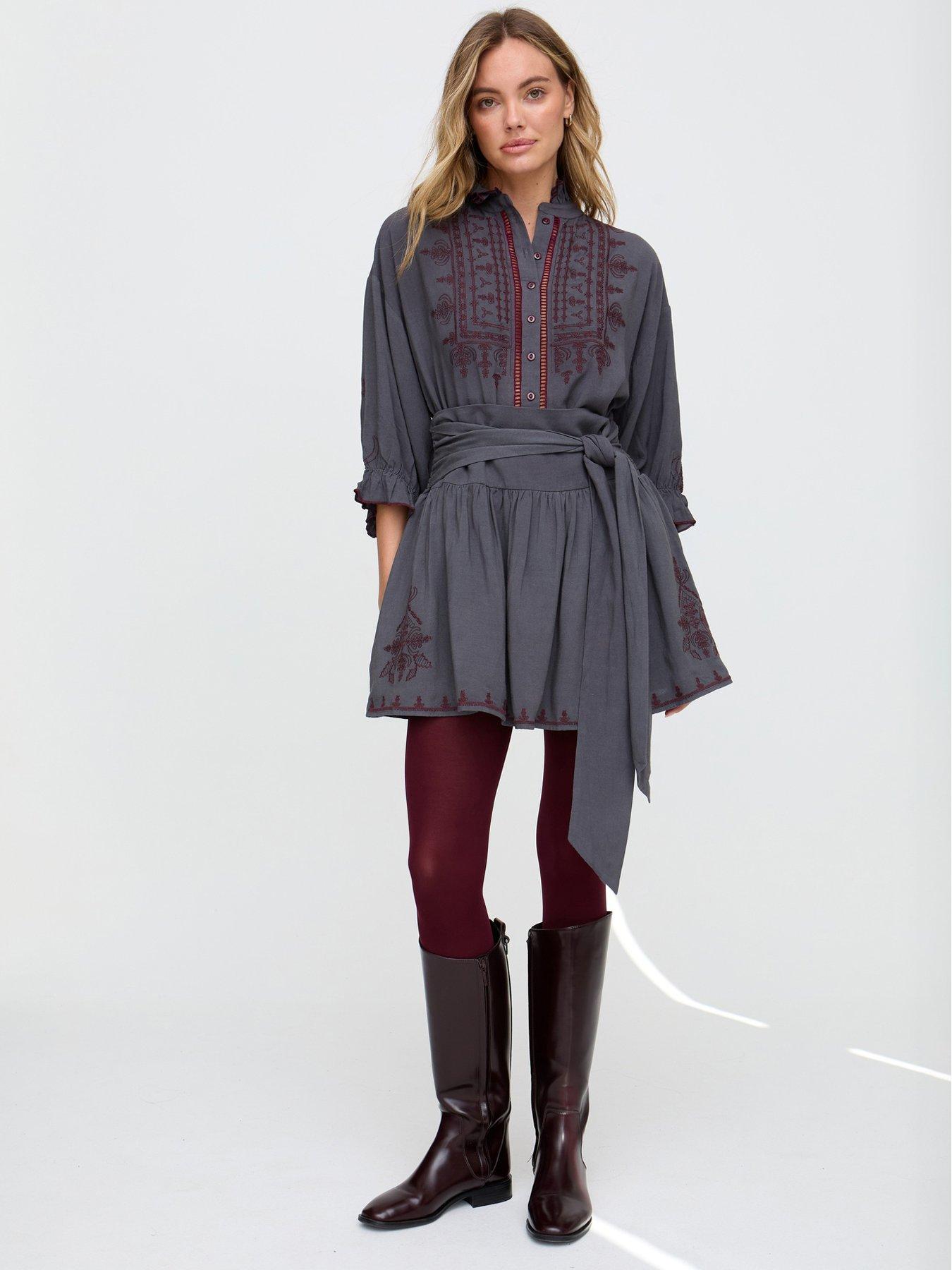 Raffya Julie Top - Dark Slate