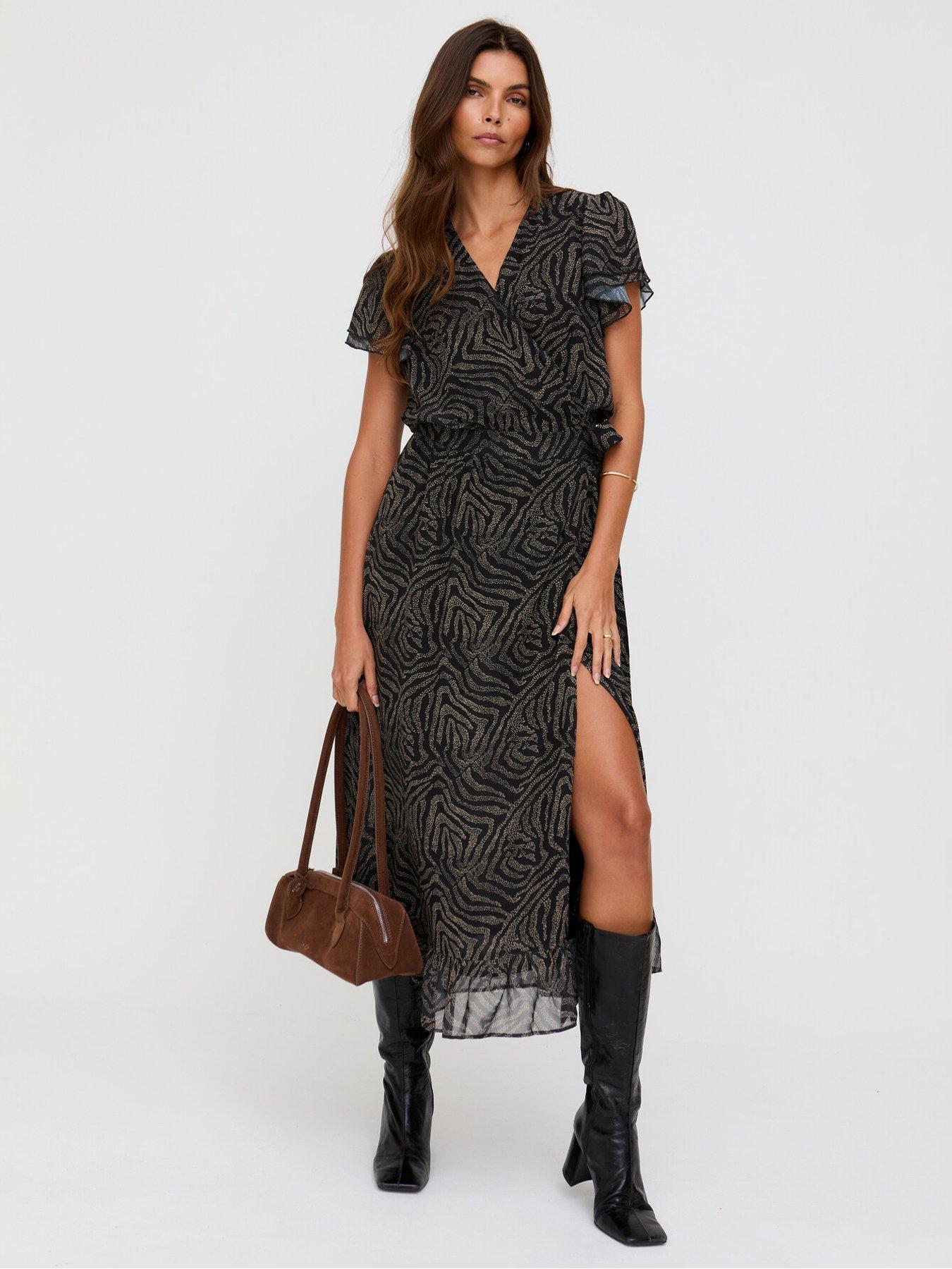 Lily & Lionel Devina Dress - Black/Ecru