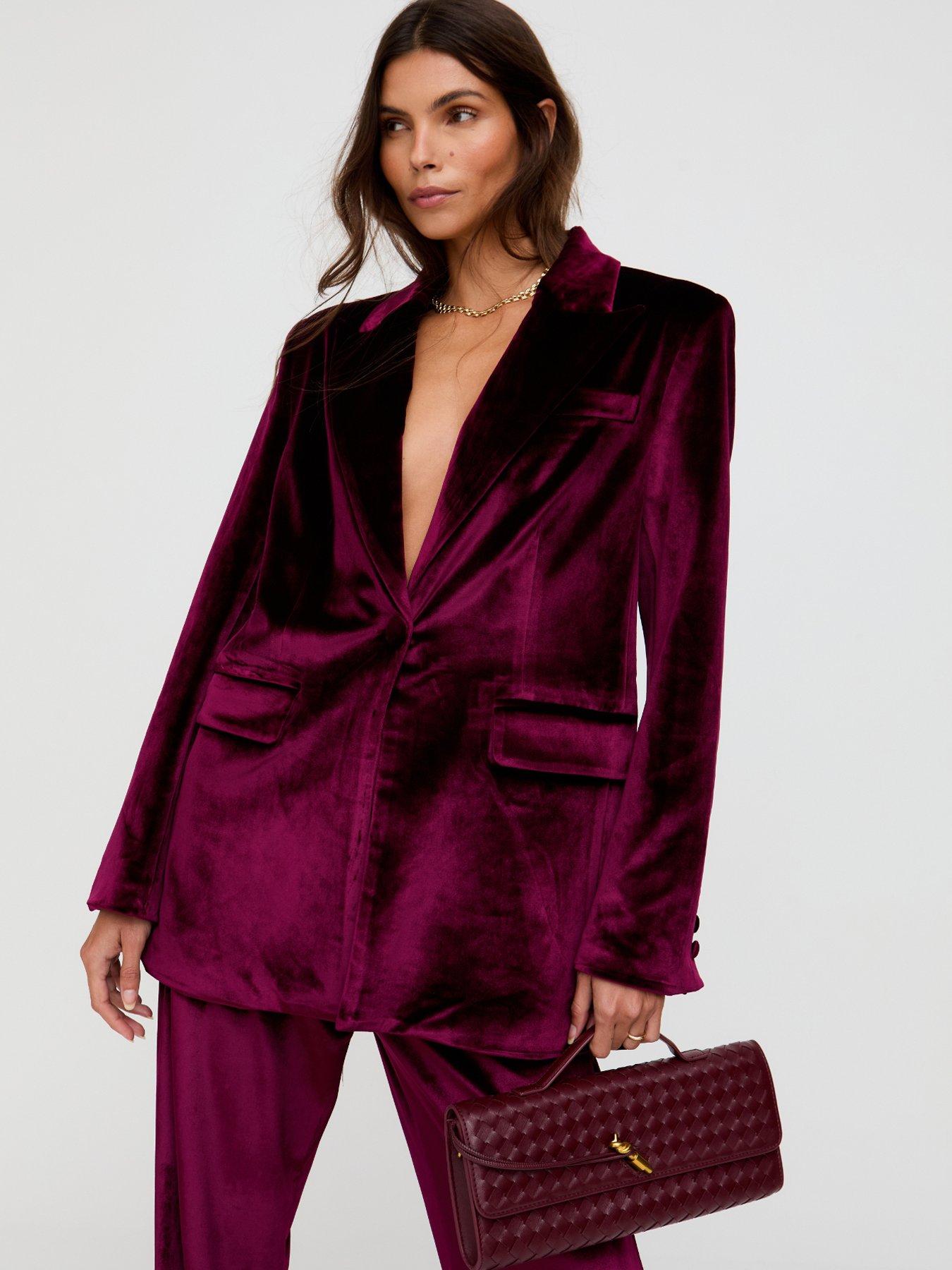 Lily & Lionel Valerie Suit - Burgundy