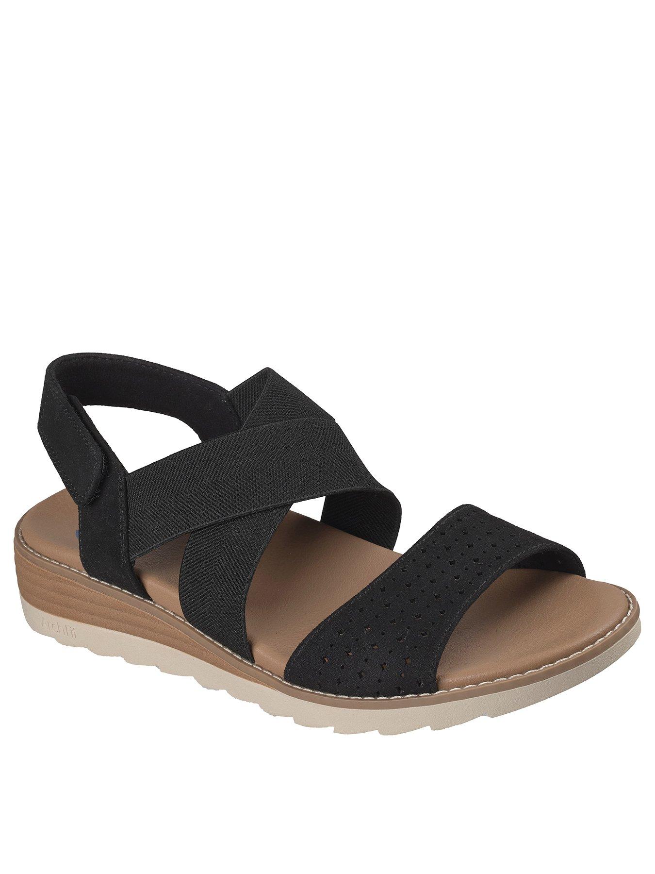 Image 2 of 5 of Skechers Arch Fit Oasis B Perf Sandal - Black Microfiber