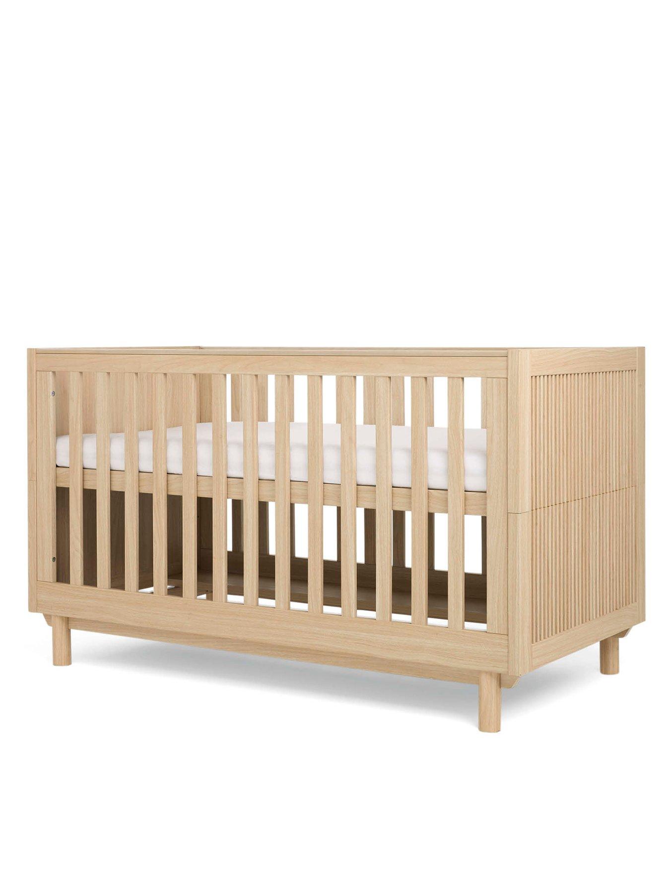 Image 6 of 7 of Mamas & Papas Oska Cot Bed - Natural Oak