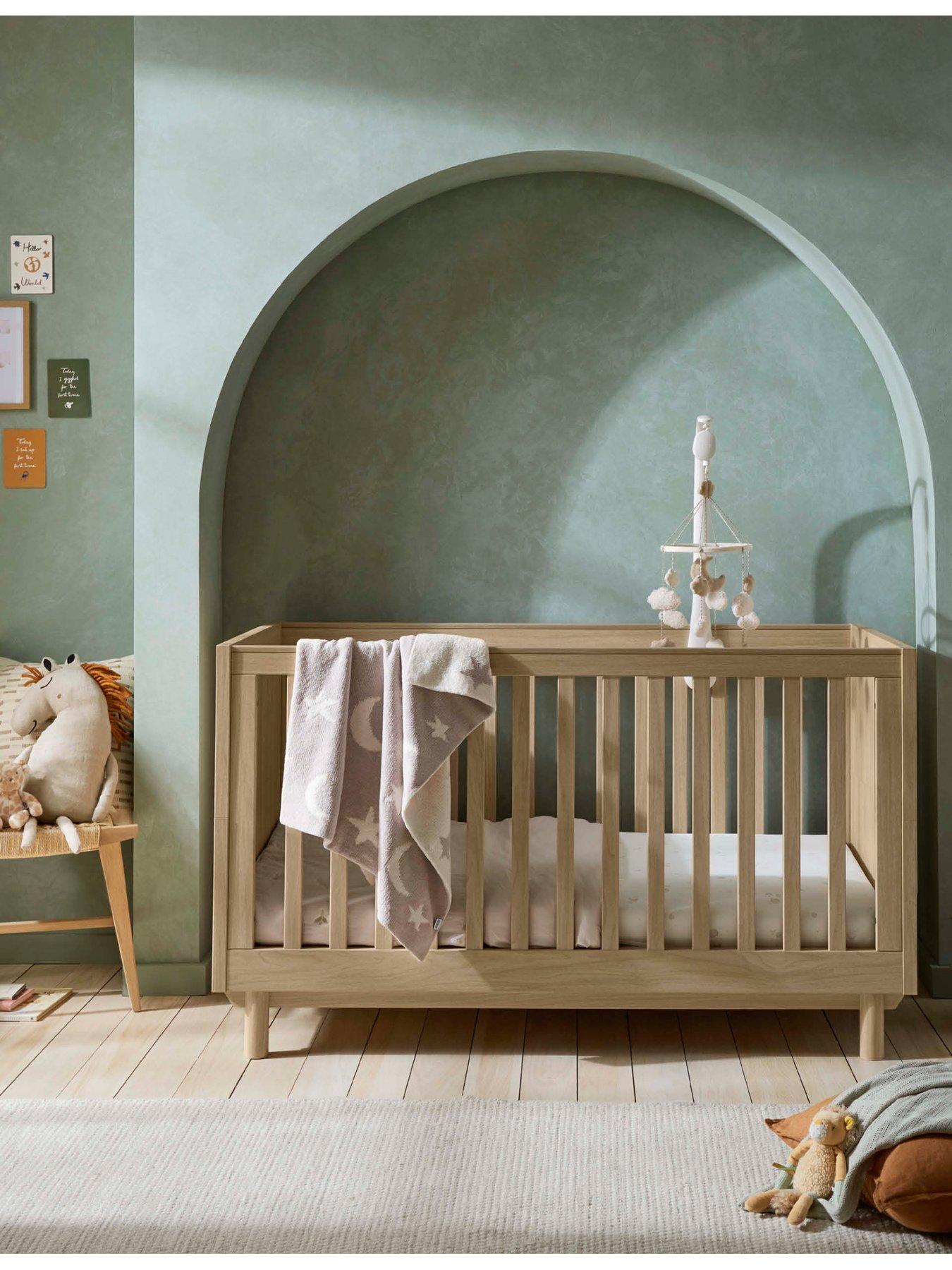 Image 1 of 7 of Mamas & Papas Oska Narrow Range (Cotbed, Narrow Dresser &amp; Wardrobe) - Natural Oak