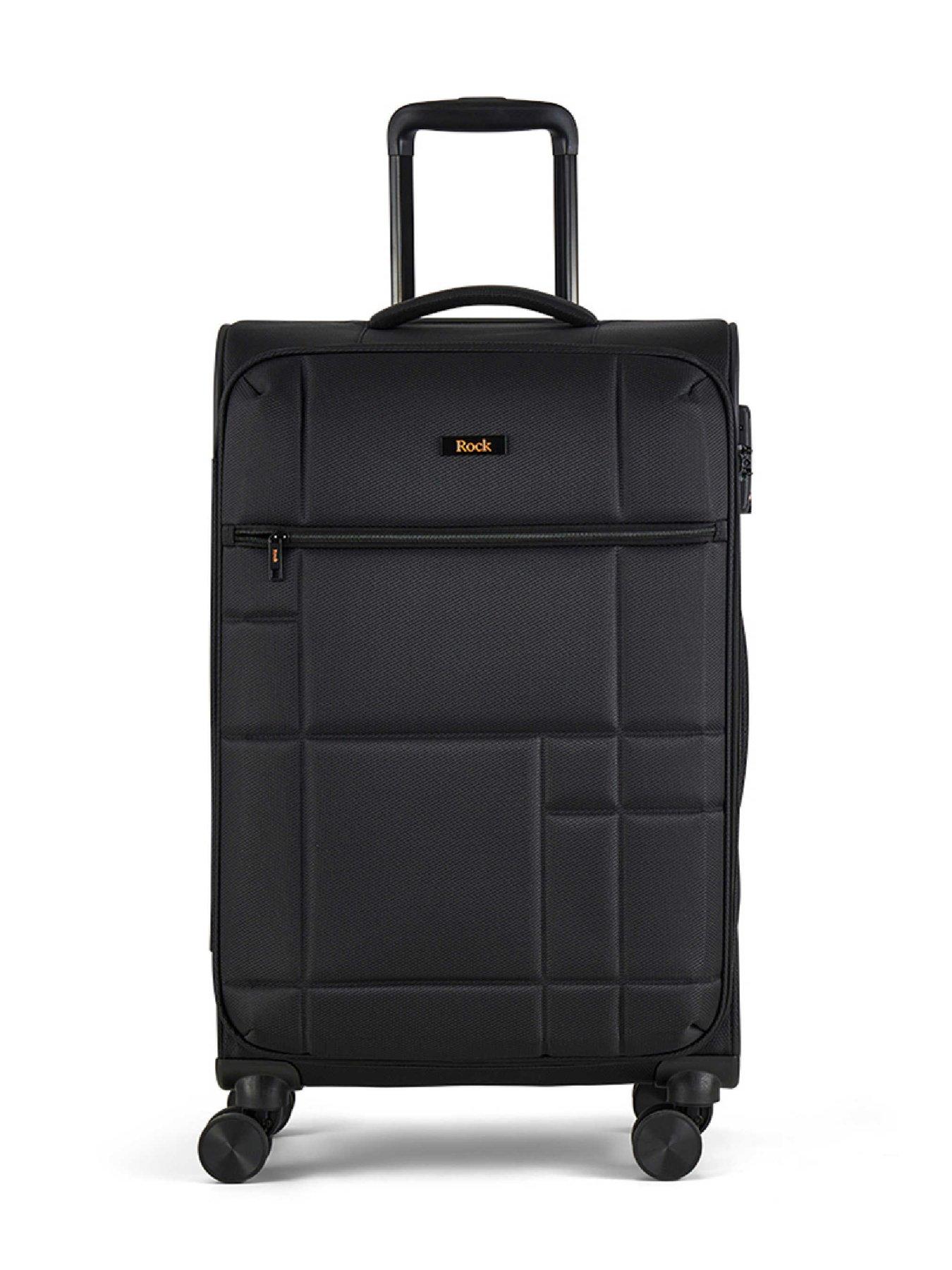 Image 2 of 5 of Rock Luggage Tokyo Black Medium Suitcase