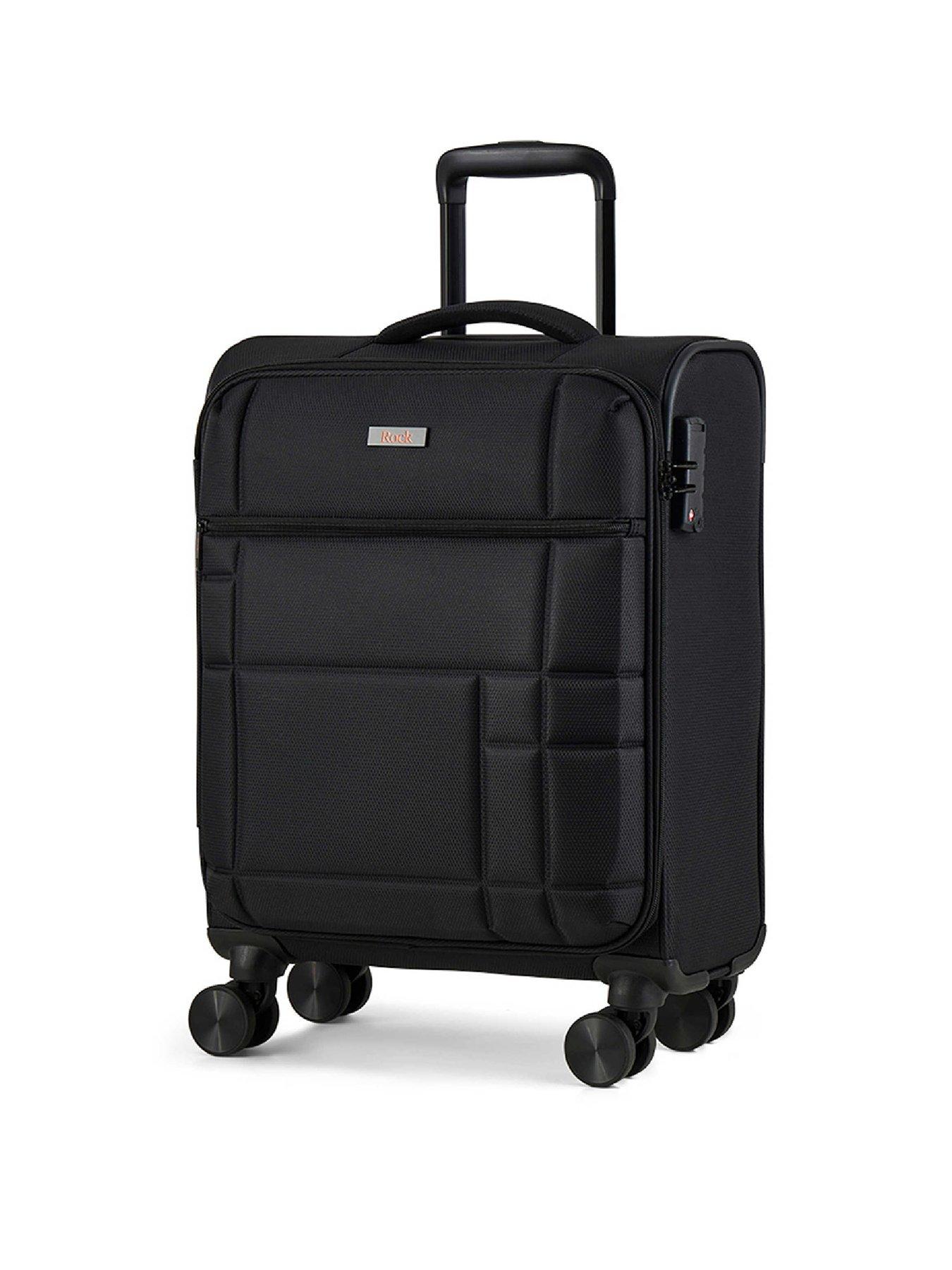 Image 1 of 5 of Rock Luggage Tokyo Black Cabin Suitcase