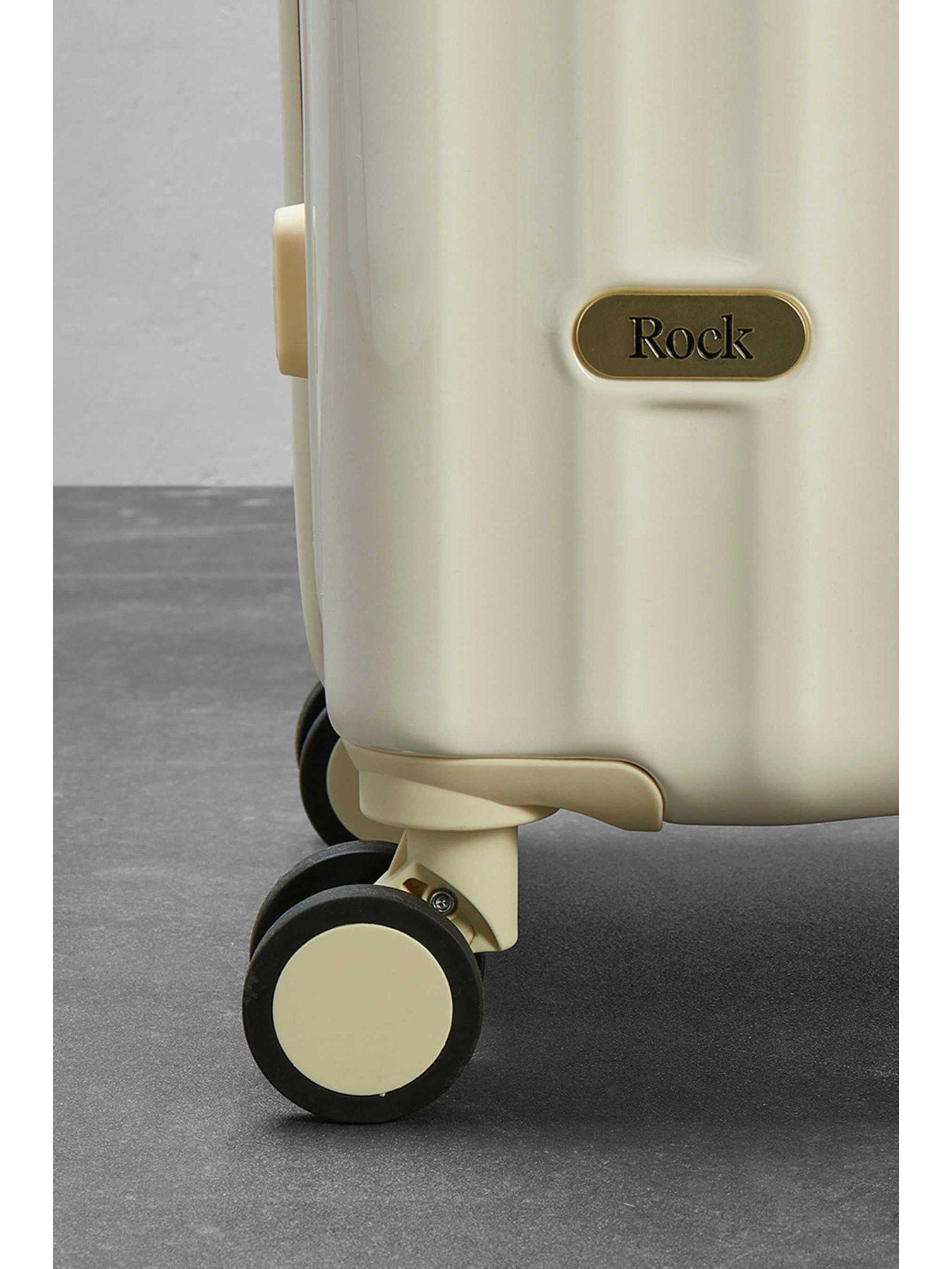 Image 3 of 6 of Rock Luggage Primrose Cream Large Suitcase