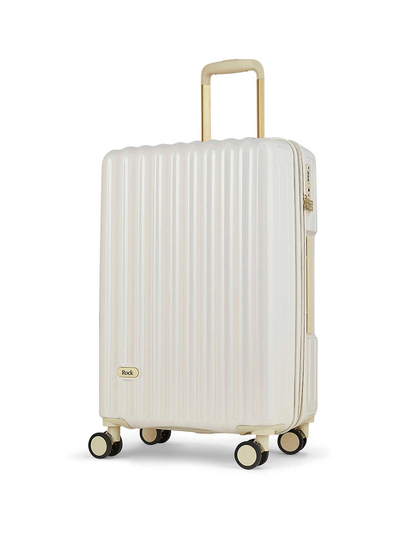 Rock Luggage Primrose Cream Medium Suitcase