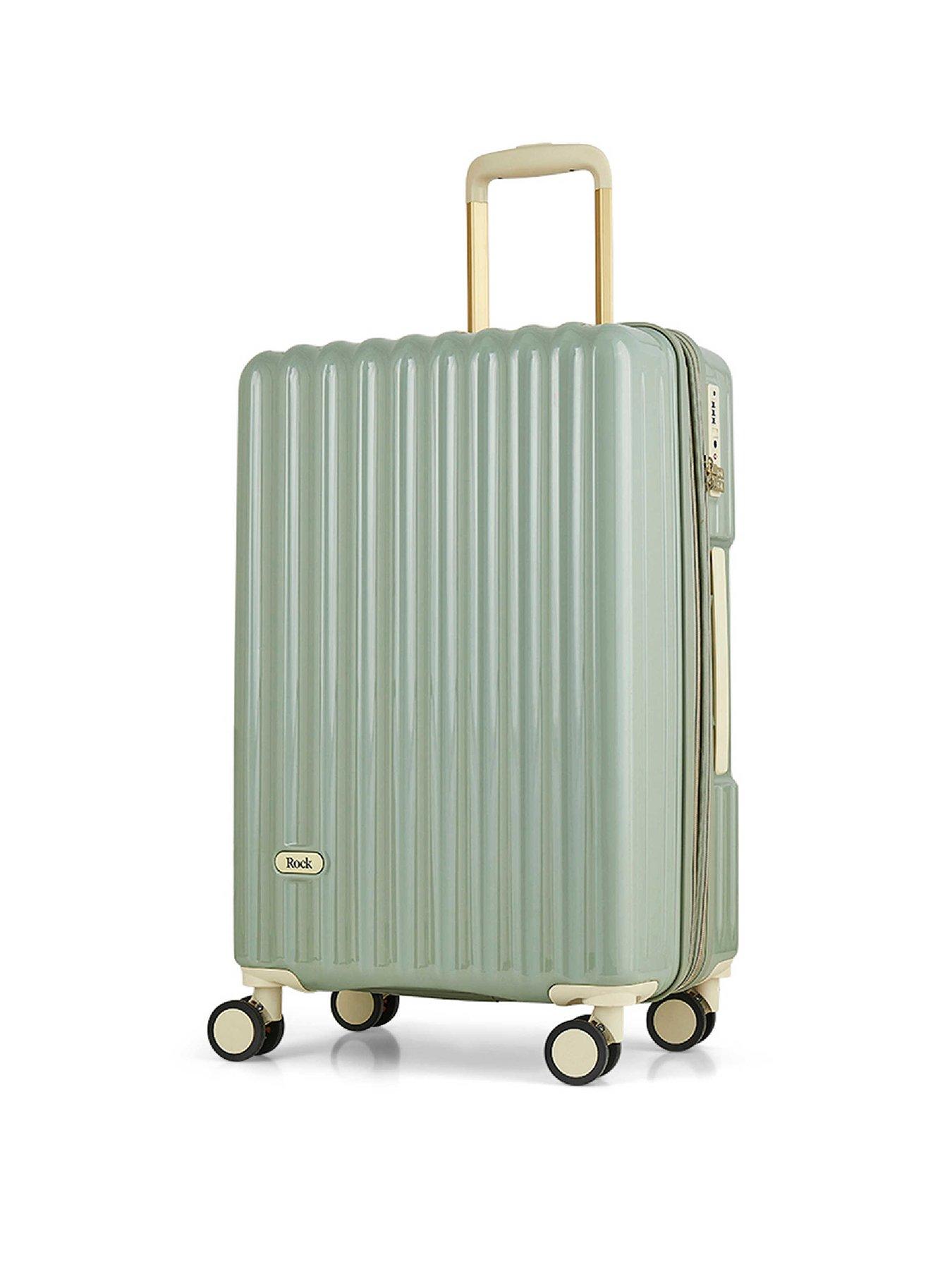 Rock Luggage Primrose Green Medium Suitcase