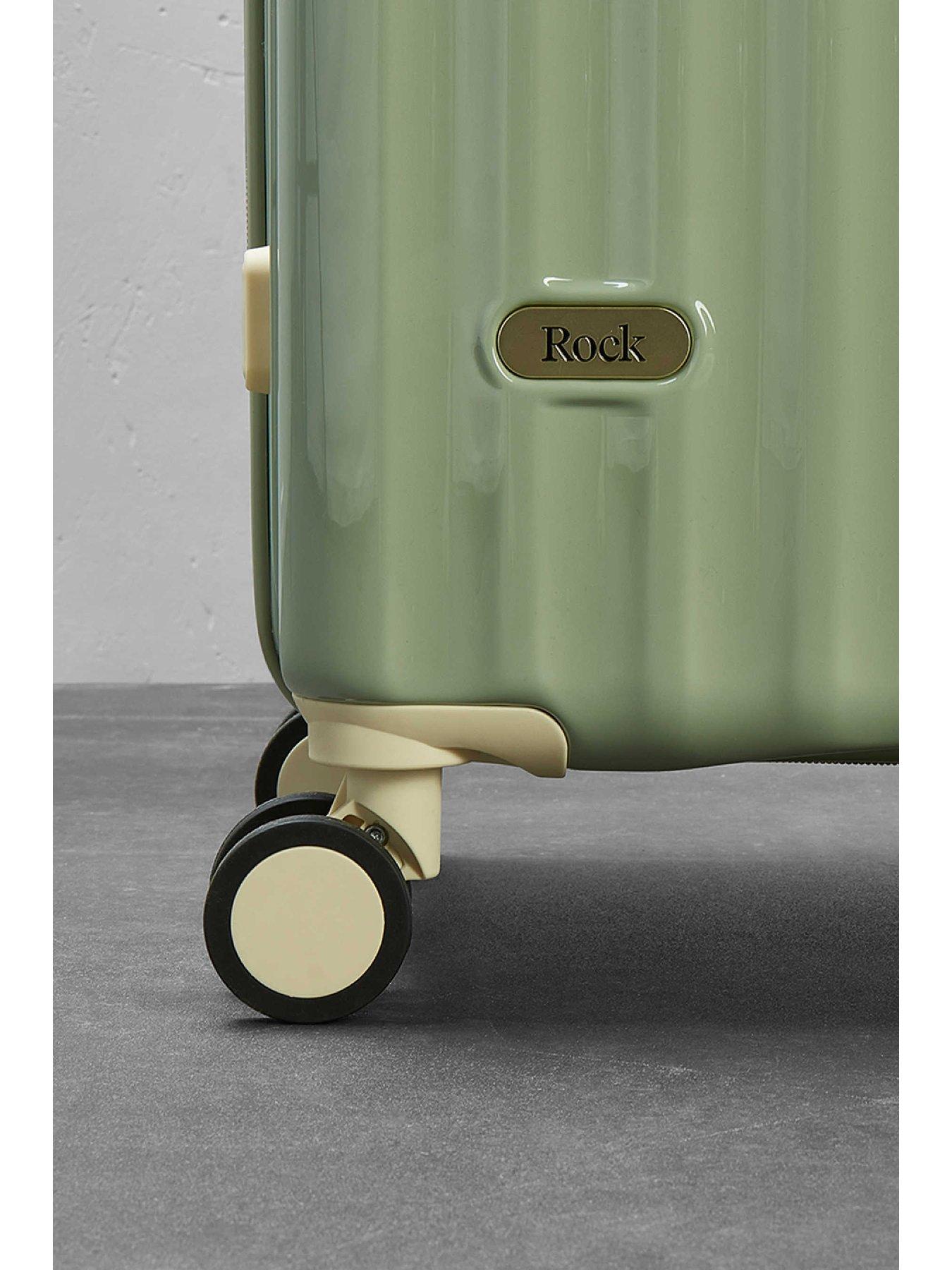 Image 3 of 6 of Rock Luggage Primrose Green Medium Suitcase