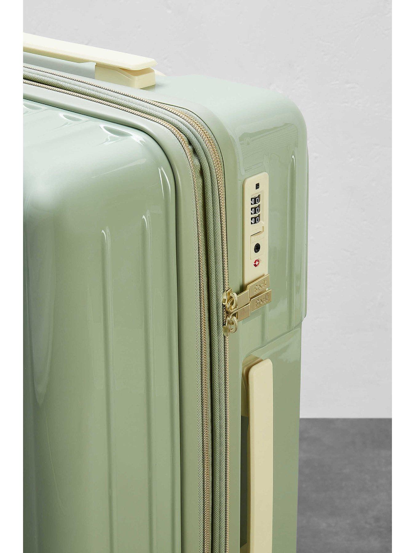 Image 6 of 6 of Rock Luggage Primrose Green 3pc Set Suitcase