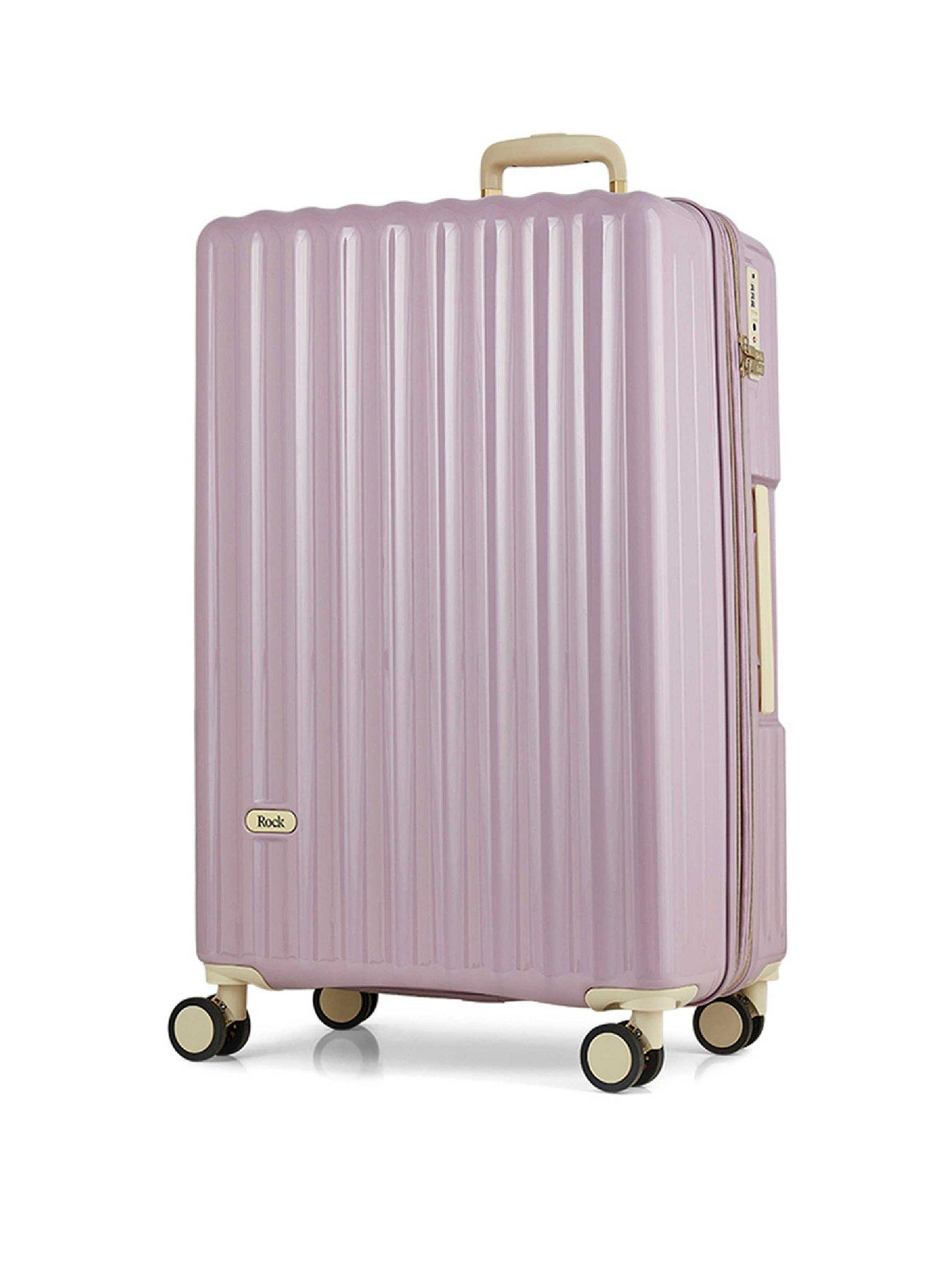 Rock Luggage Primrose Purple Large Suitcase