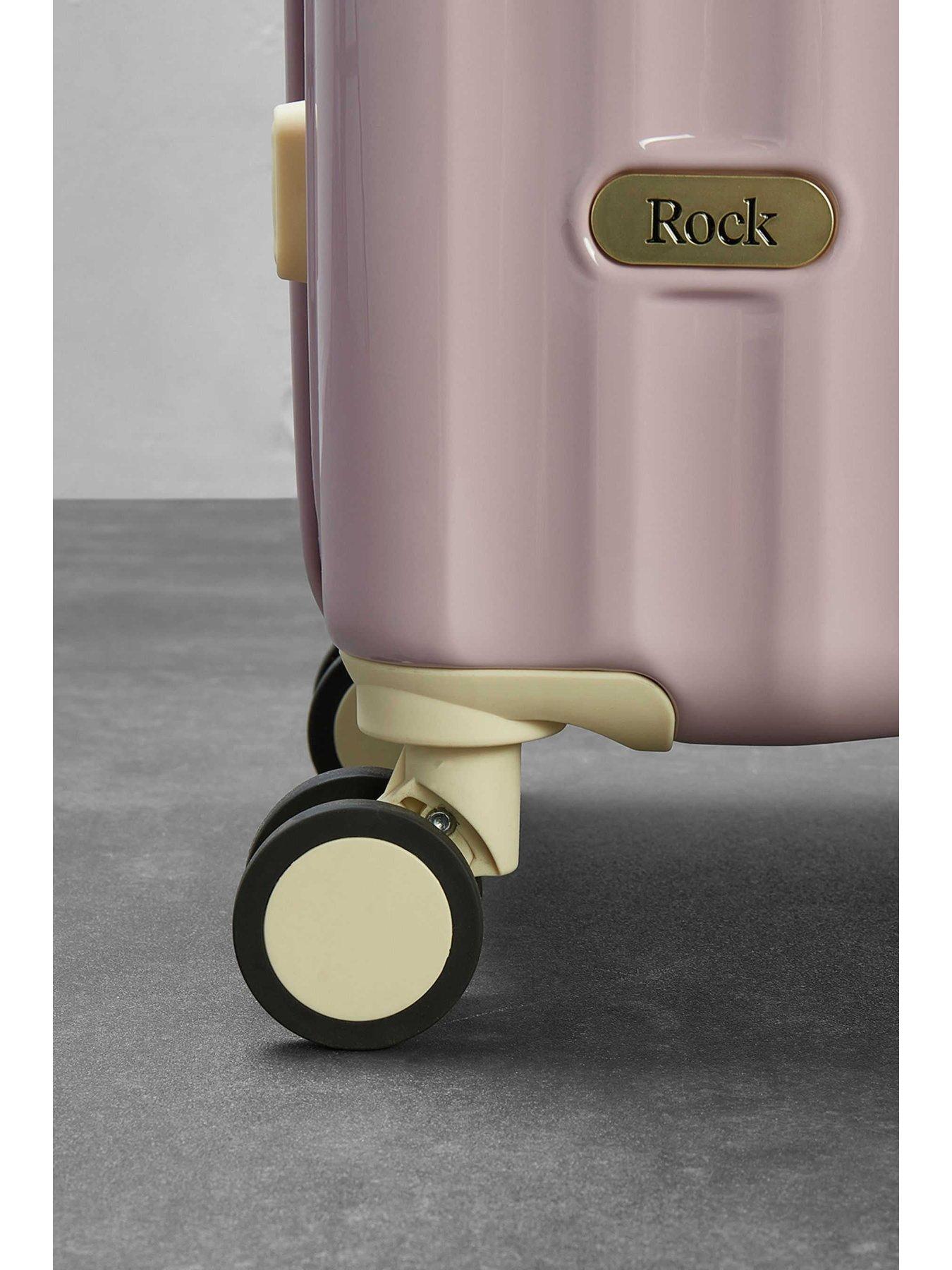 Image 3 of 6 of Rock Luggage Primrose Purple Medium Suitcase