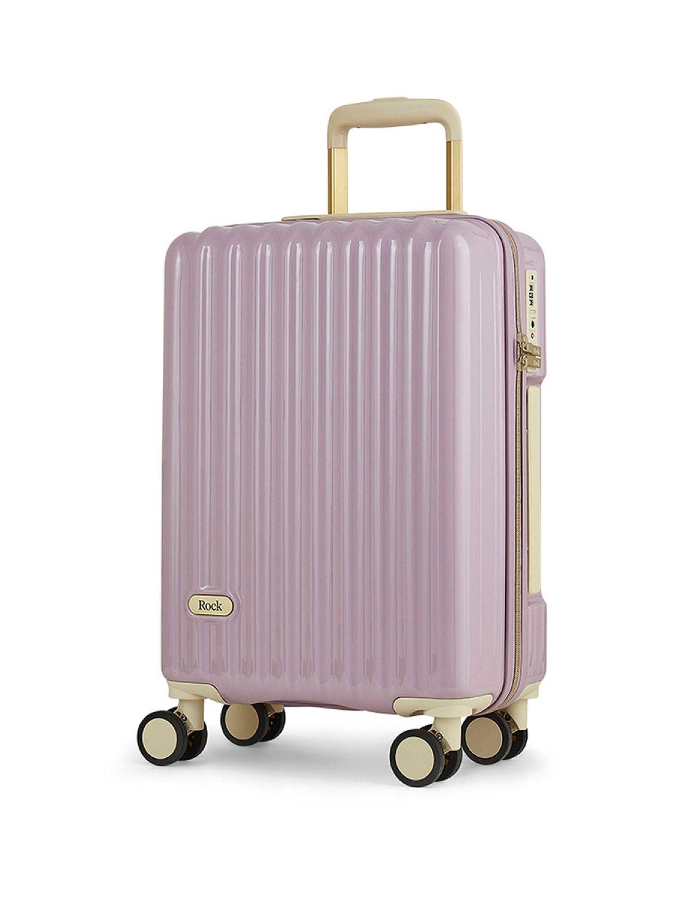  image of rock-luggage-primrose-purple-cabin-suitcase