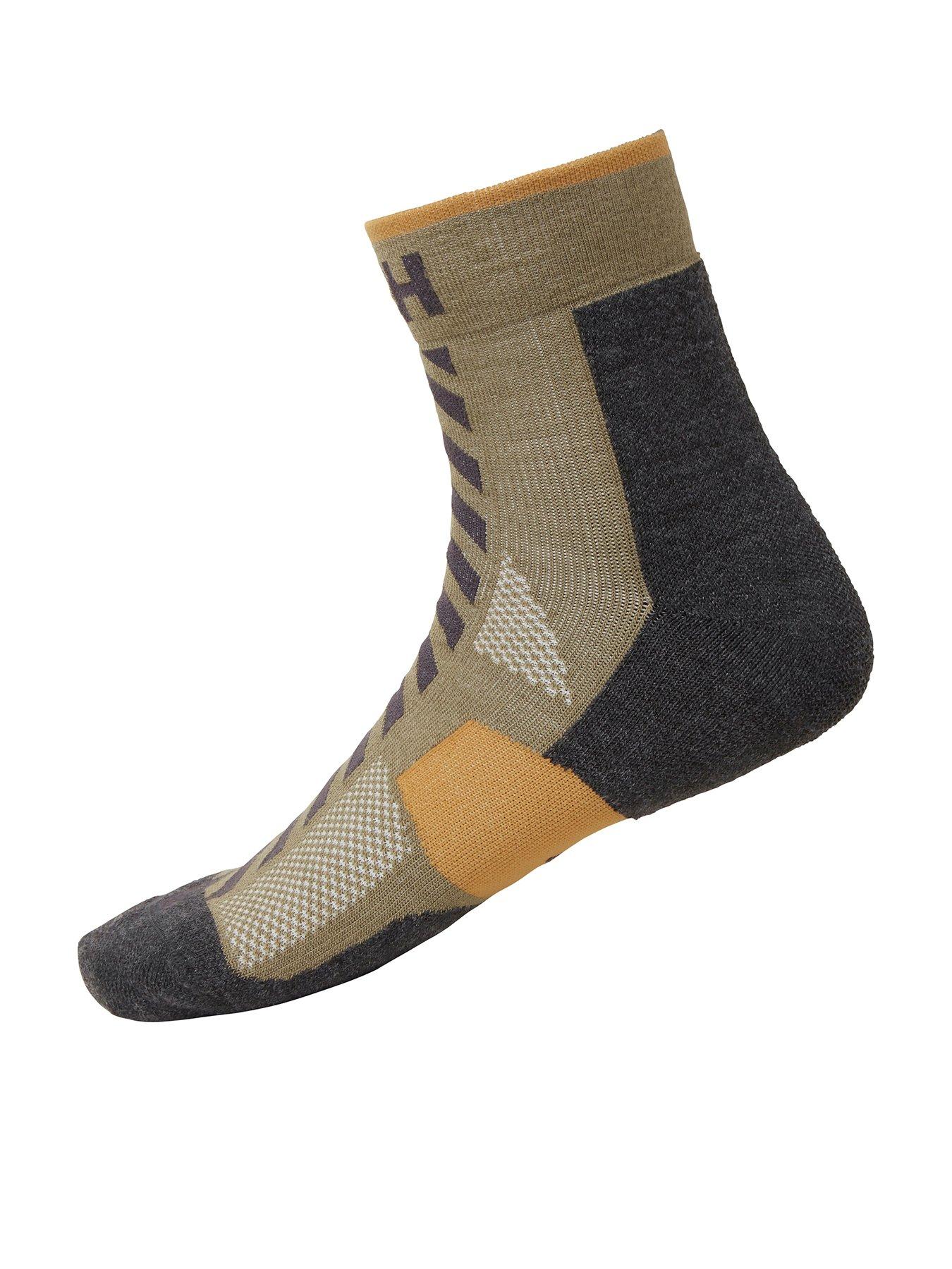 Helly Hansen Mens Hiking Quarter Sock - Brown