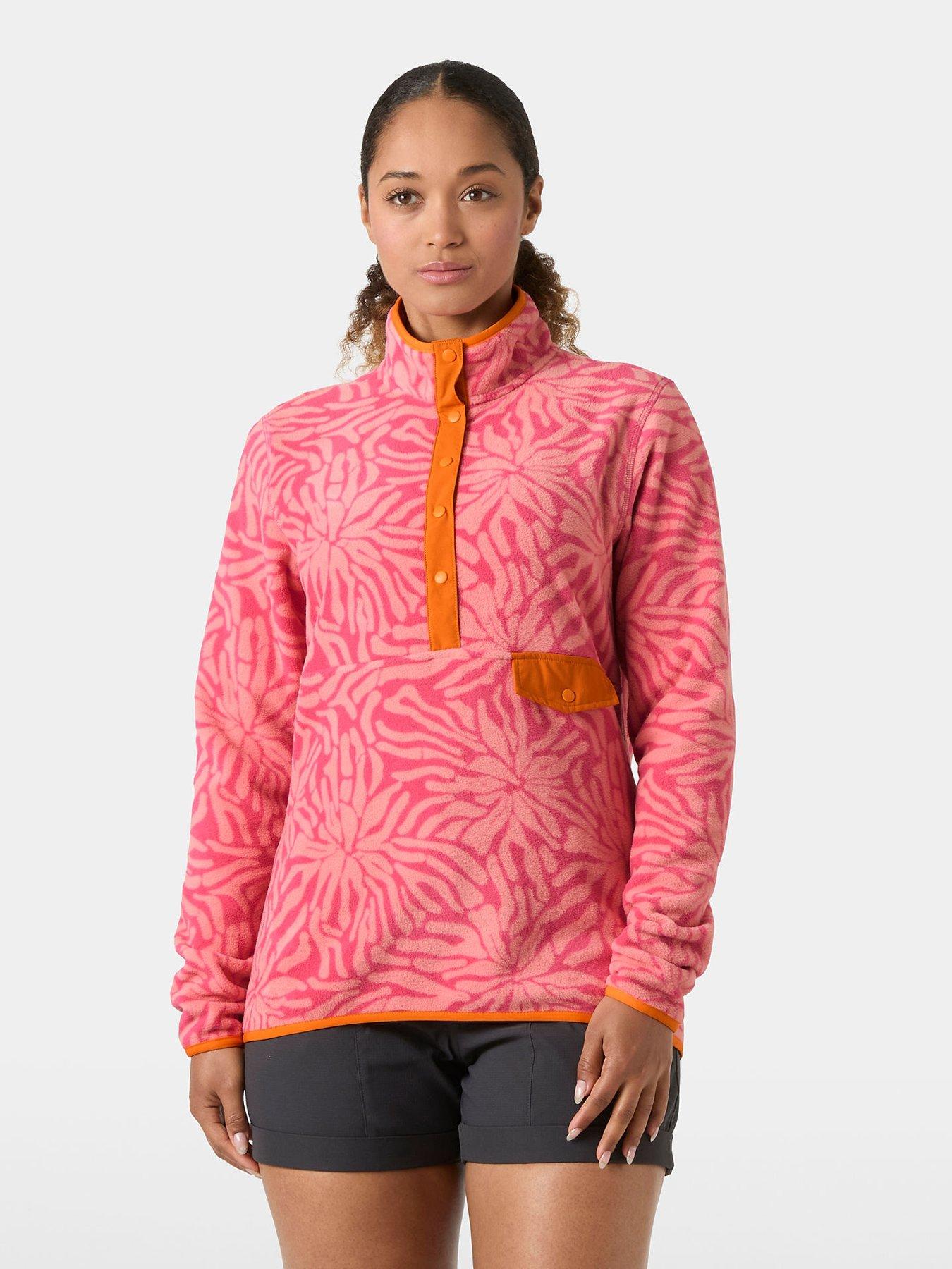 Helly Hansen Womens Maridalen Printed Fleece - Coral