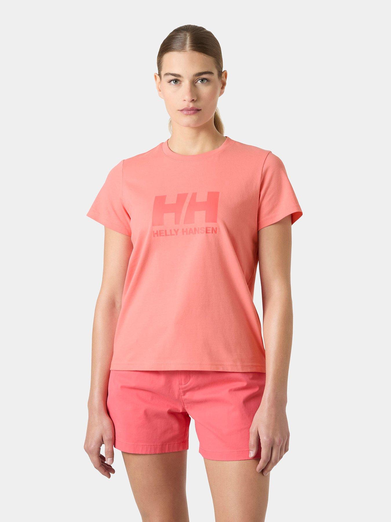 Helly Hansen Womens Hh Logo T-Shirt - Coral