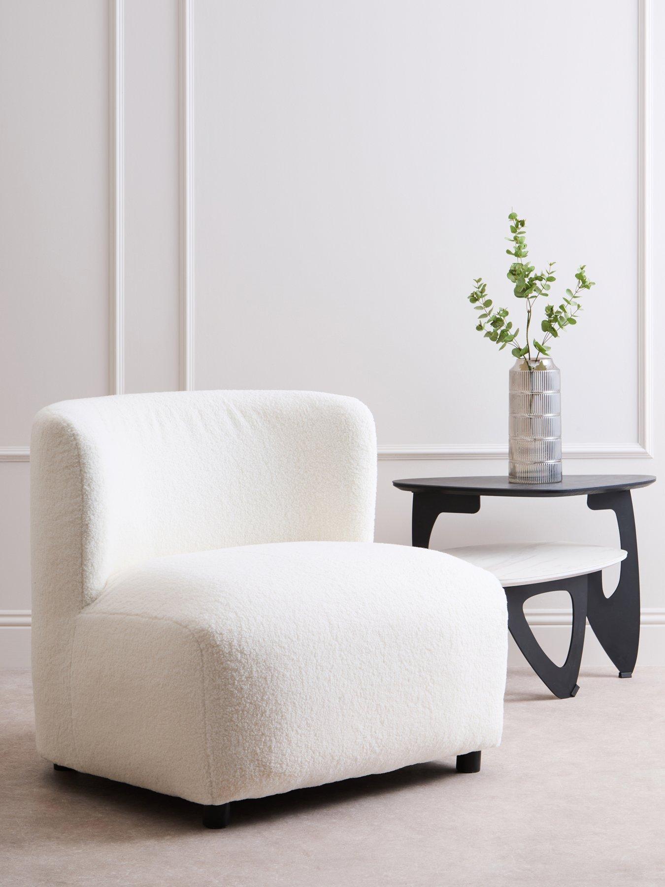 premier-housewares-montreal-boucle-effect-armless-accent-chair