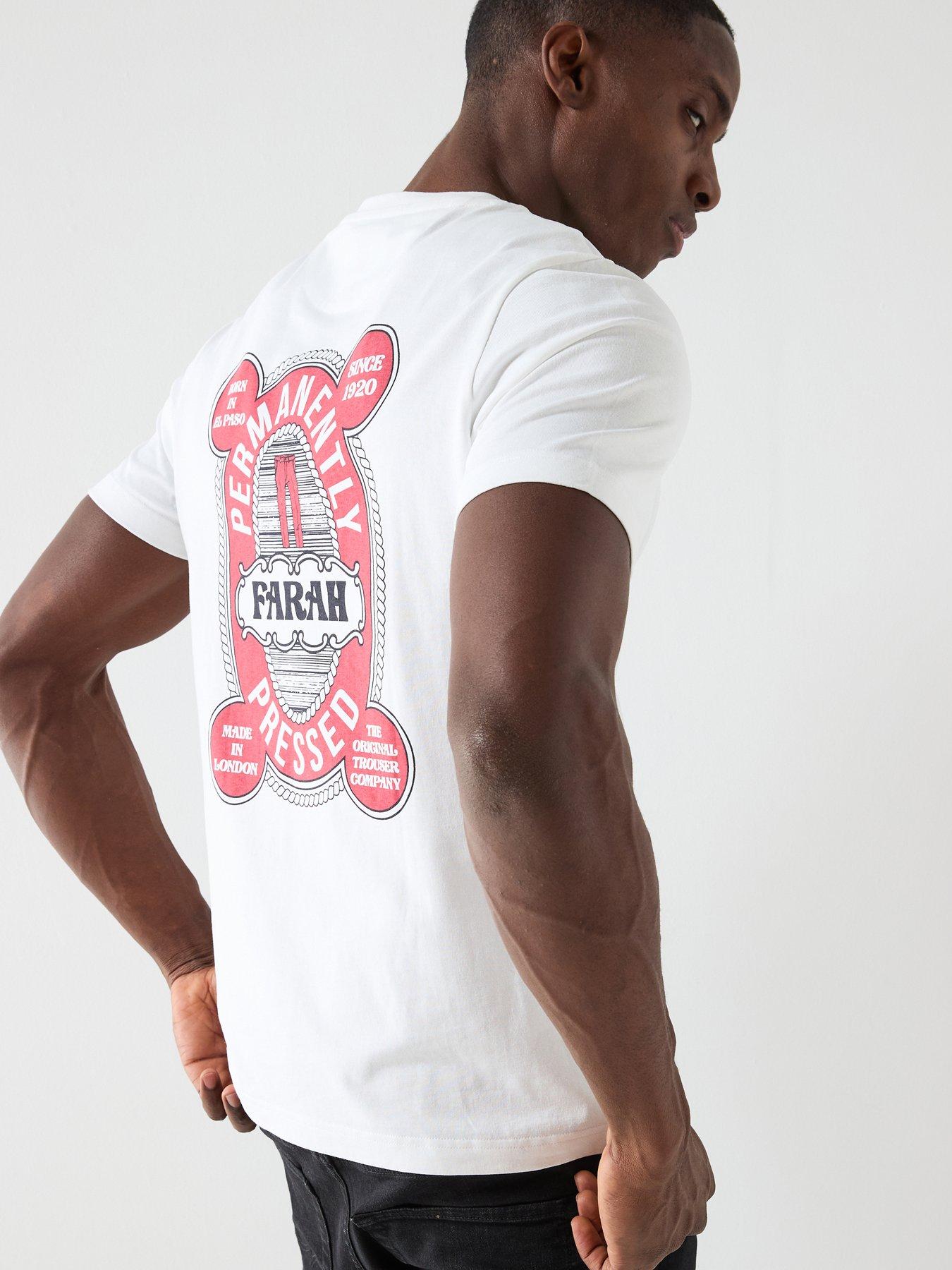 Farah Hawthorne Back Graphic T-Shirt - White