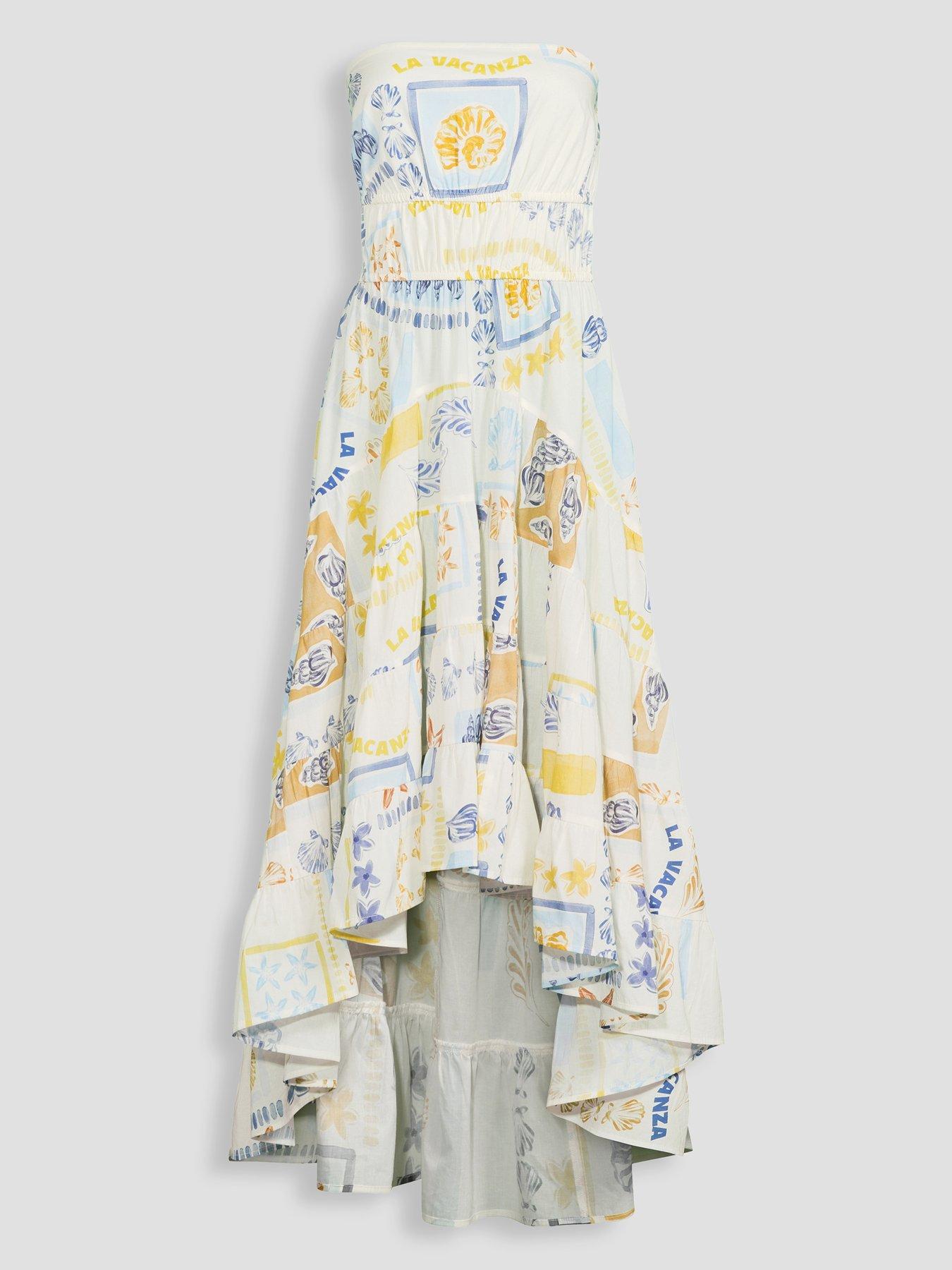 Image 7 of 7 of The Very Collection Conversational Shell Print Beach Dress