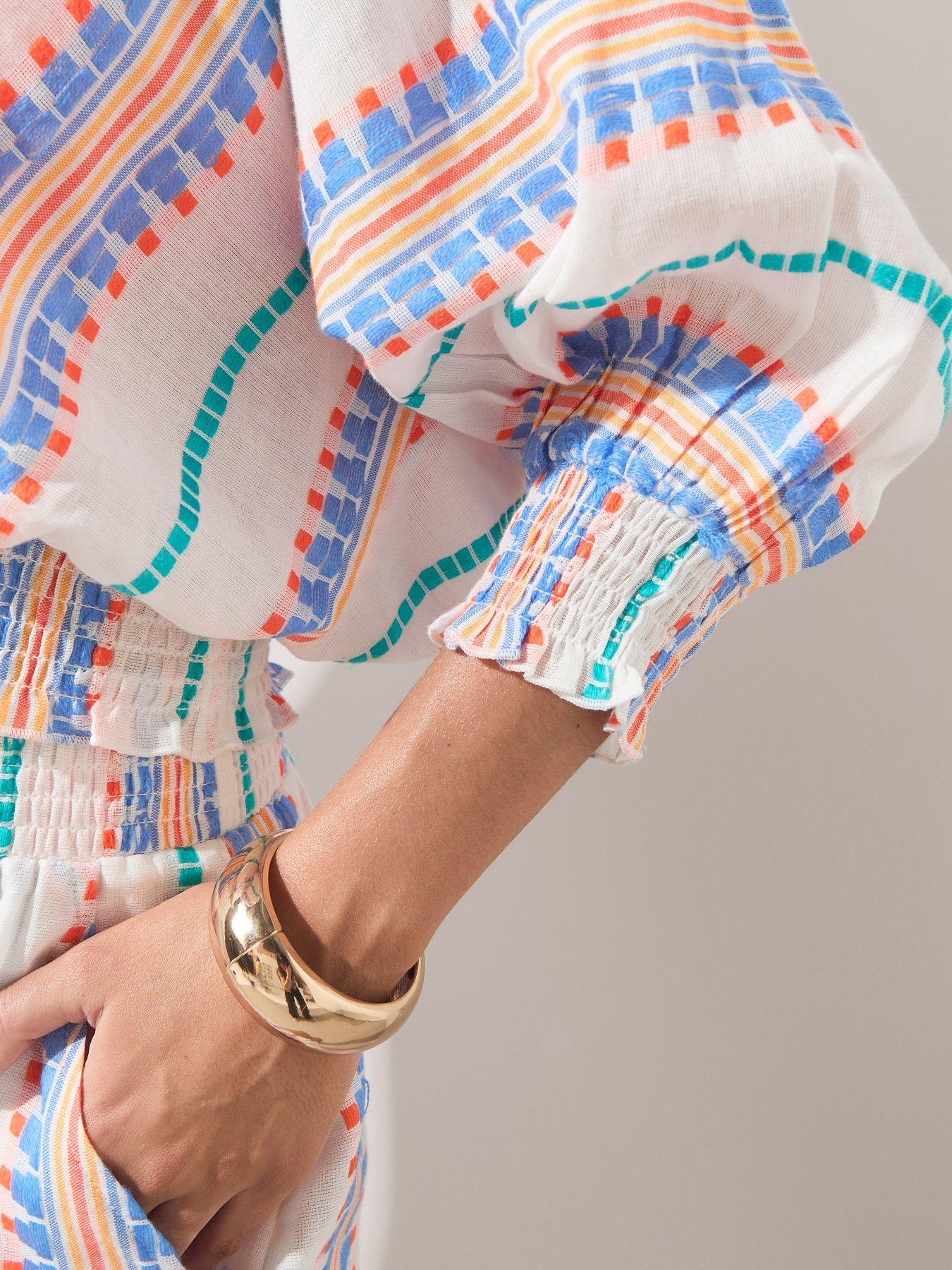 Image 6 of 6 of The Very Collection Aztec Co Ord Top - Multi