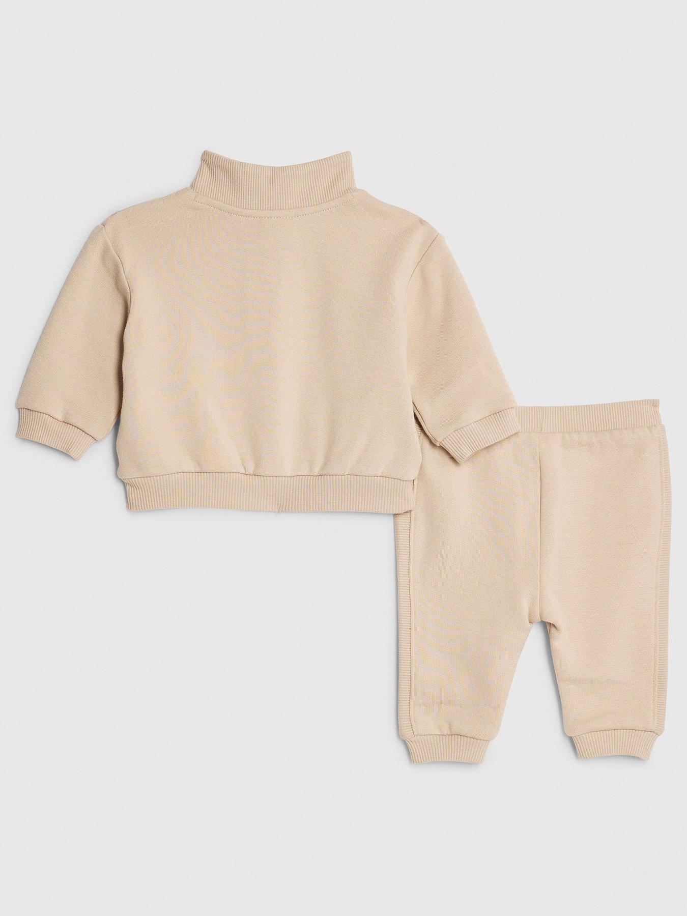 back image of river-island-baby-boys-3d-bear-jumper-set-brown