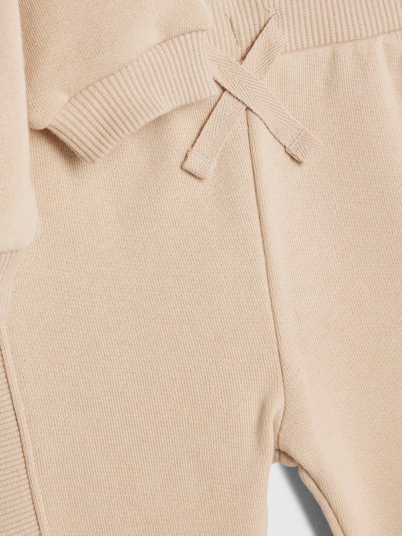  image of river-island-baby-boys-3d-bear-jumper-set-brown