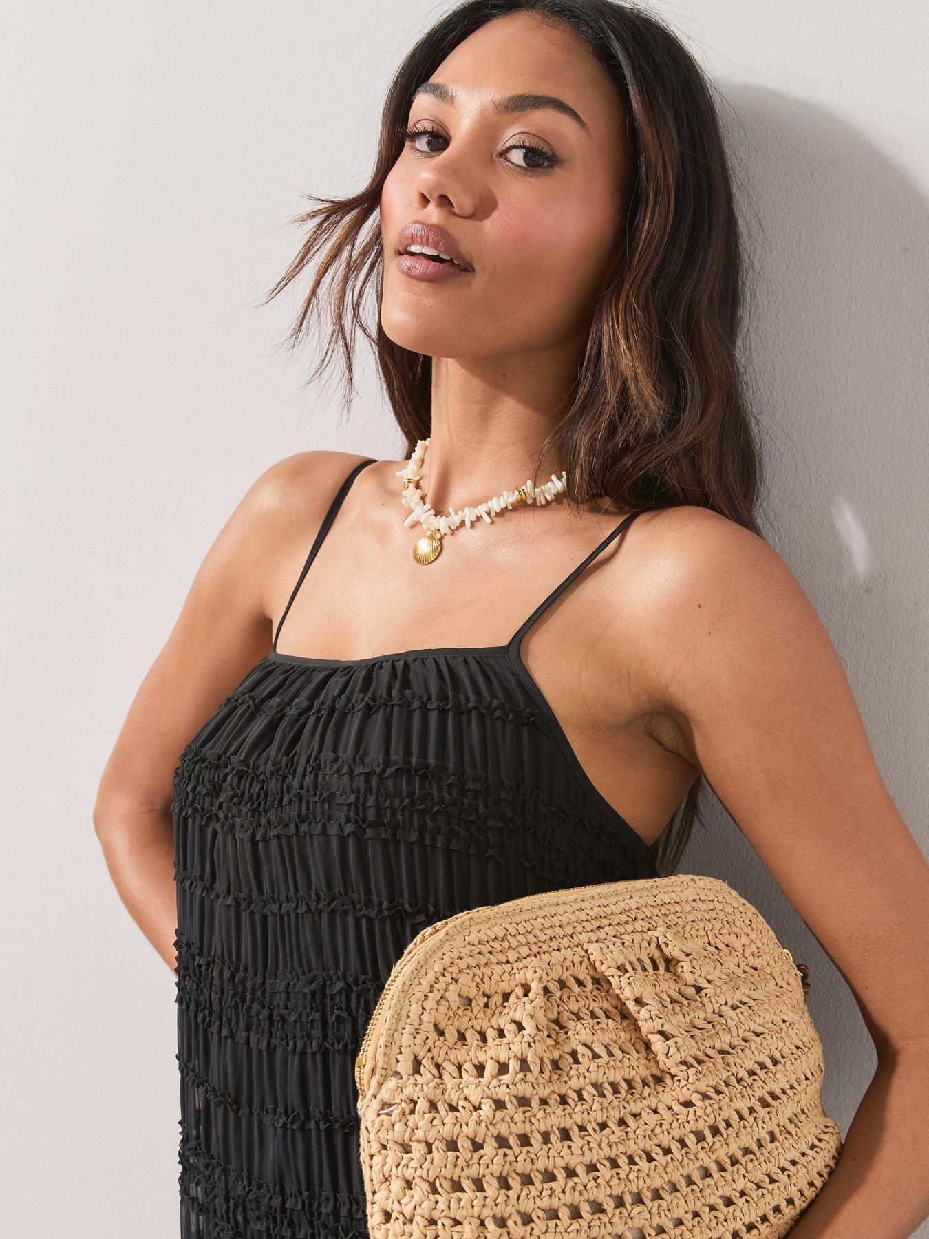 Image 4 of 7 of The Very Collection Ruffle Mini Dress