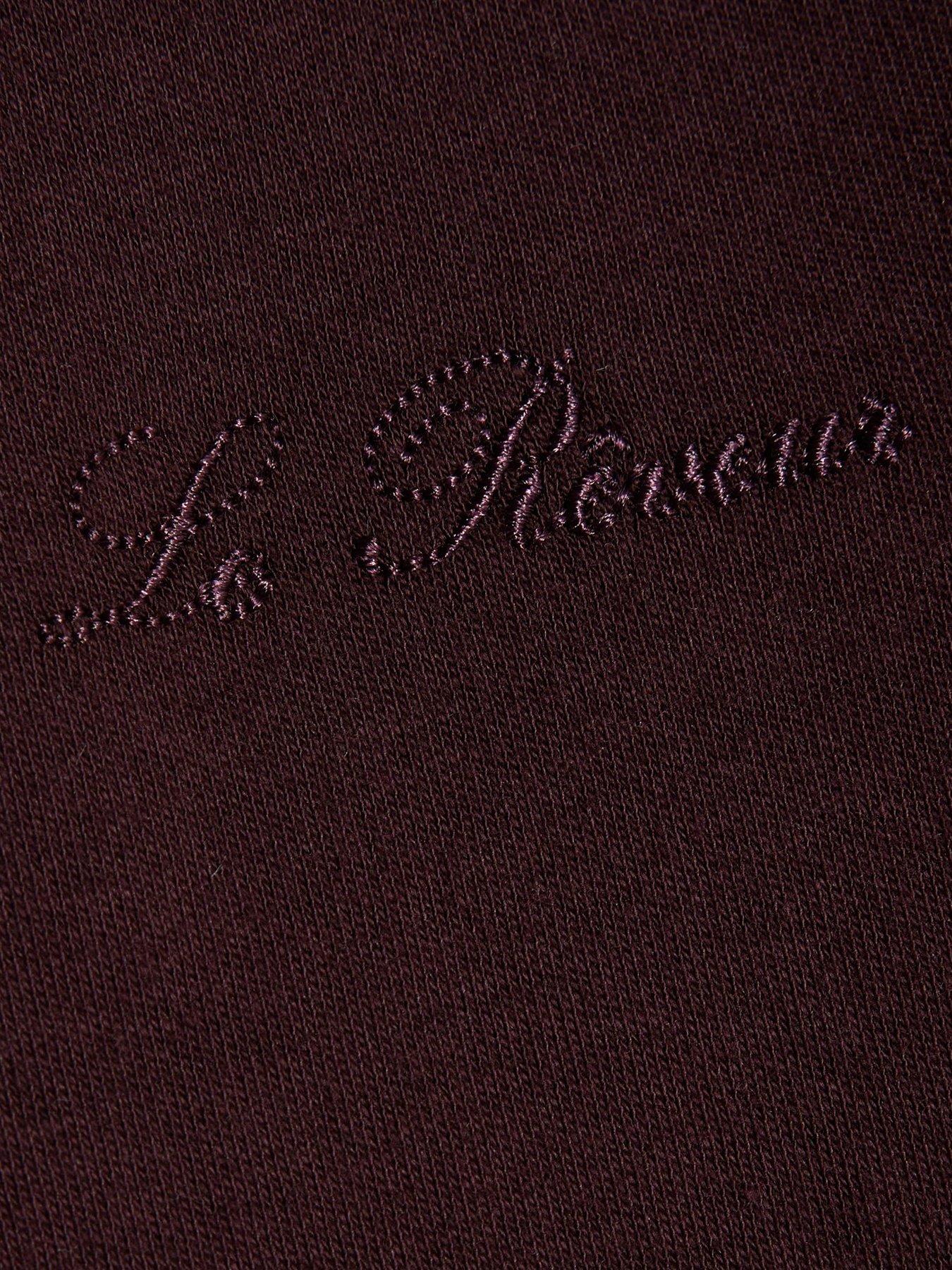  image of river-island-older-boys-ottoman-collar-polo-shirt-set-dark-red