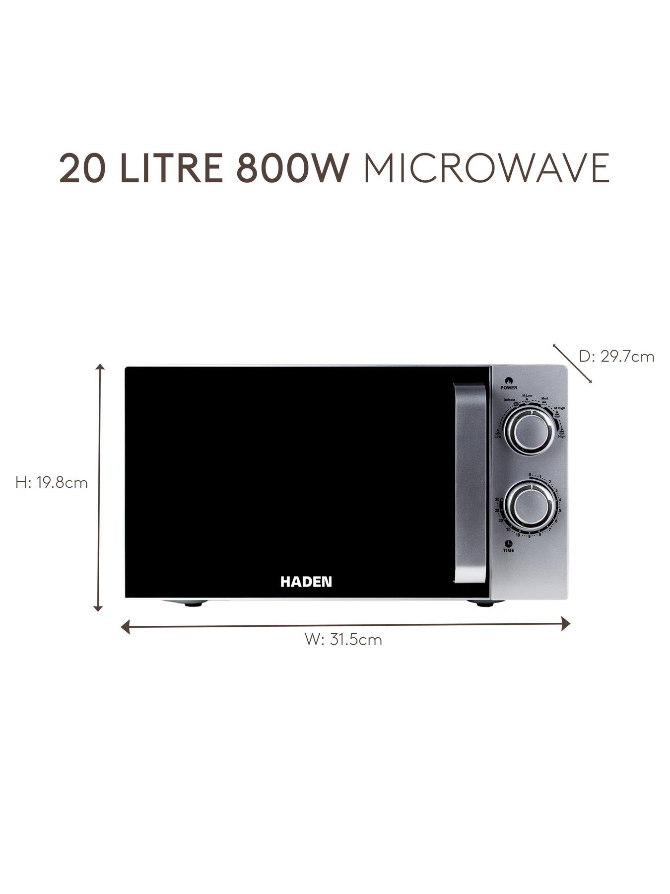 image of haden-20l-700wnbspchester-microwave-silver