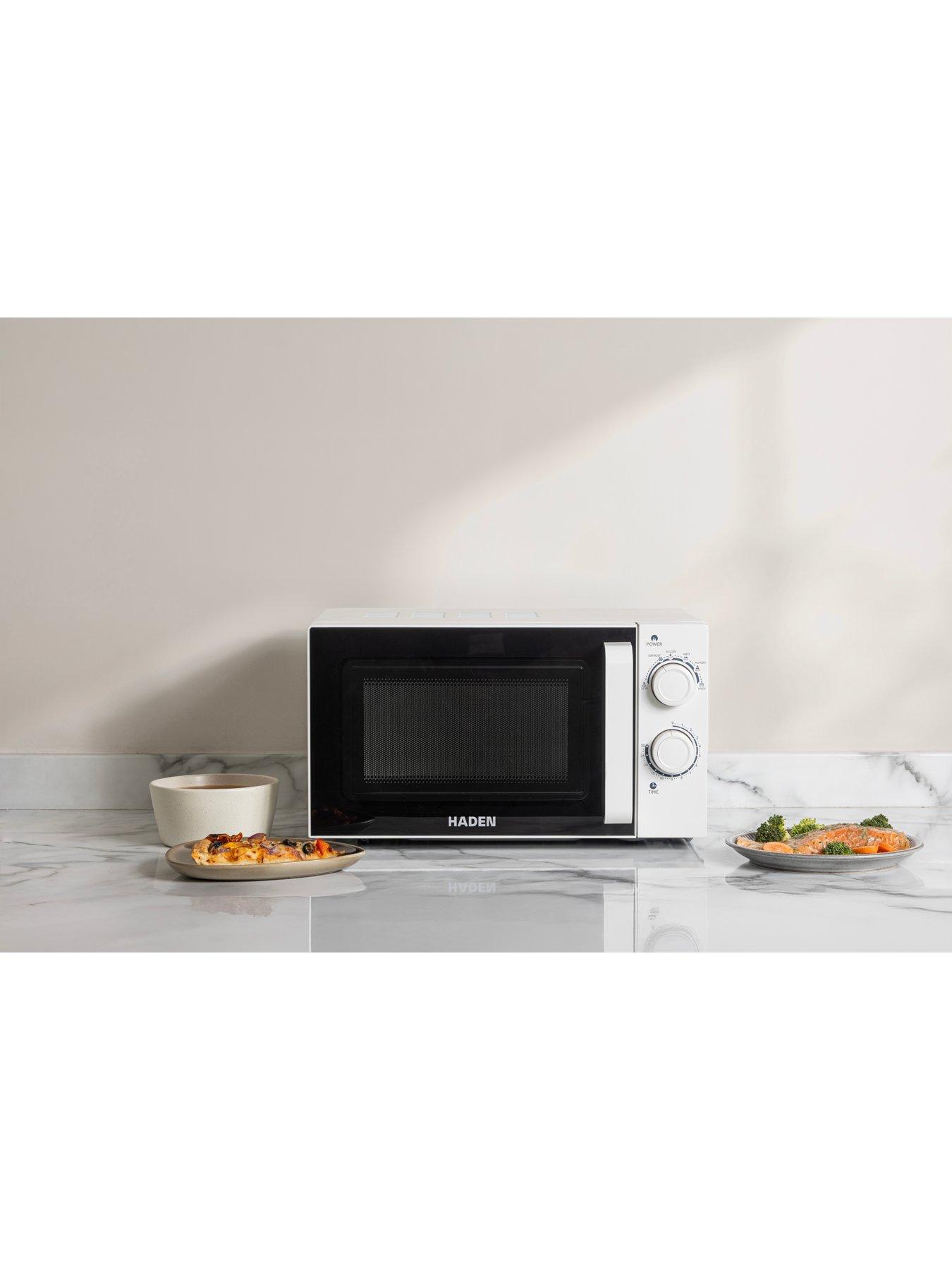  image of haden-20l-700wnbspmicrowave-stainless-steel-interior-white