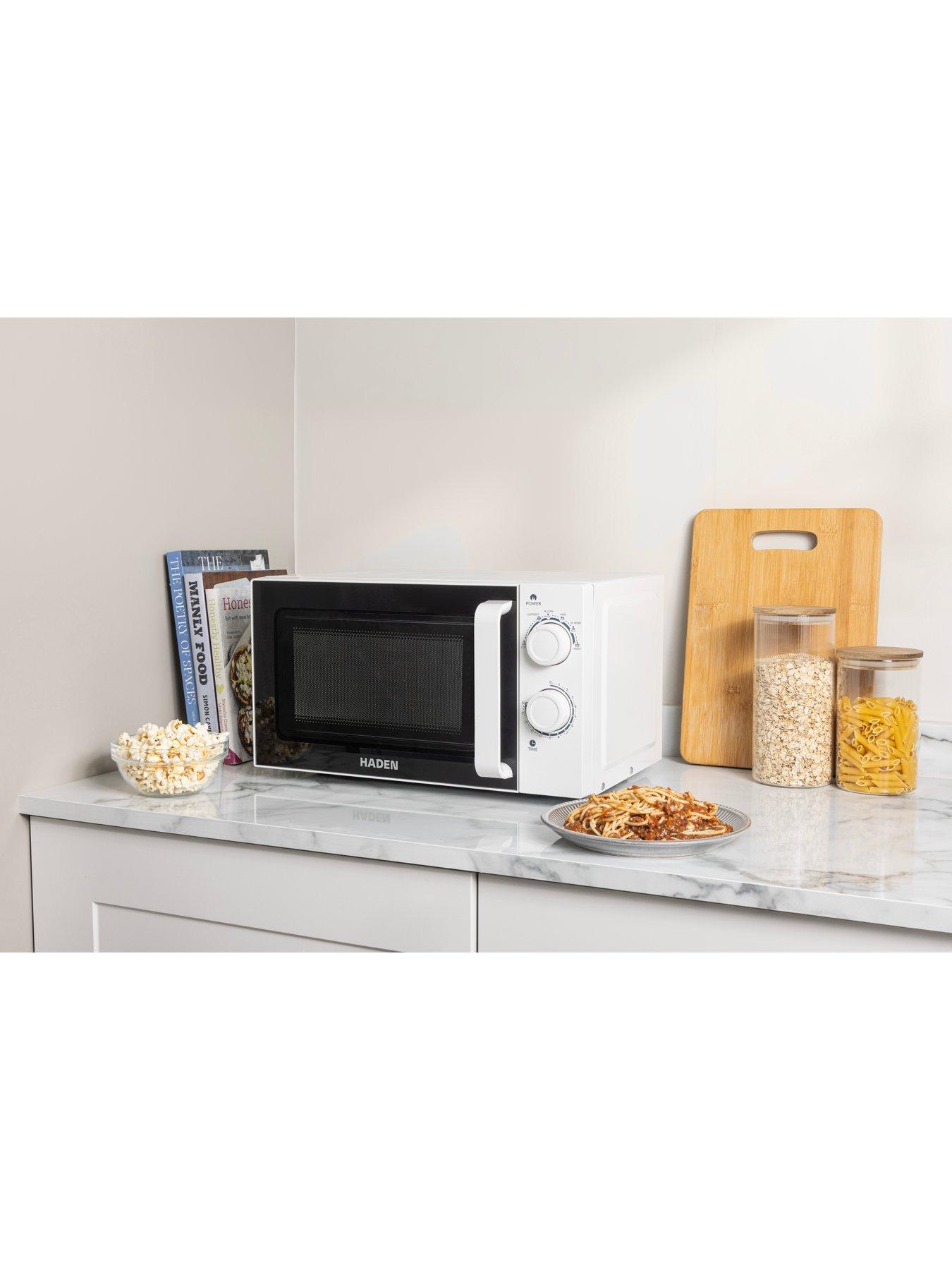  image of haden-20l-700wnbspmicrowave-stainless-steel-interior-white