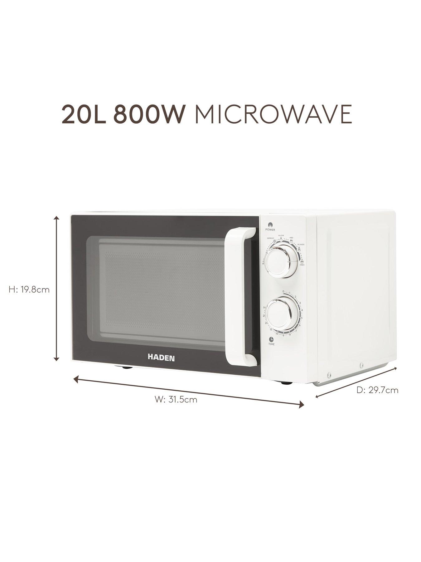  image of haden-20l-800wnbspmicrowave-white
