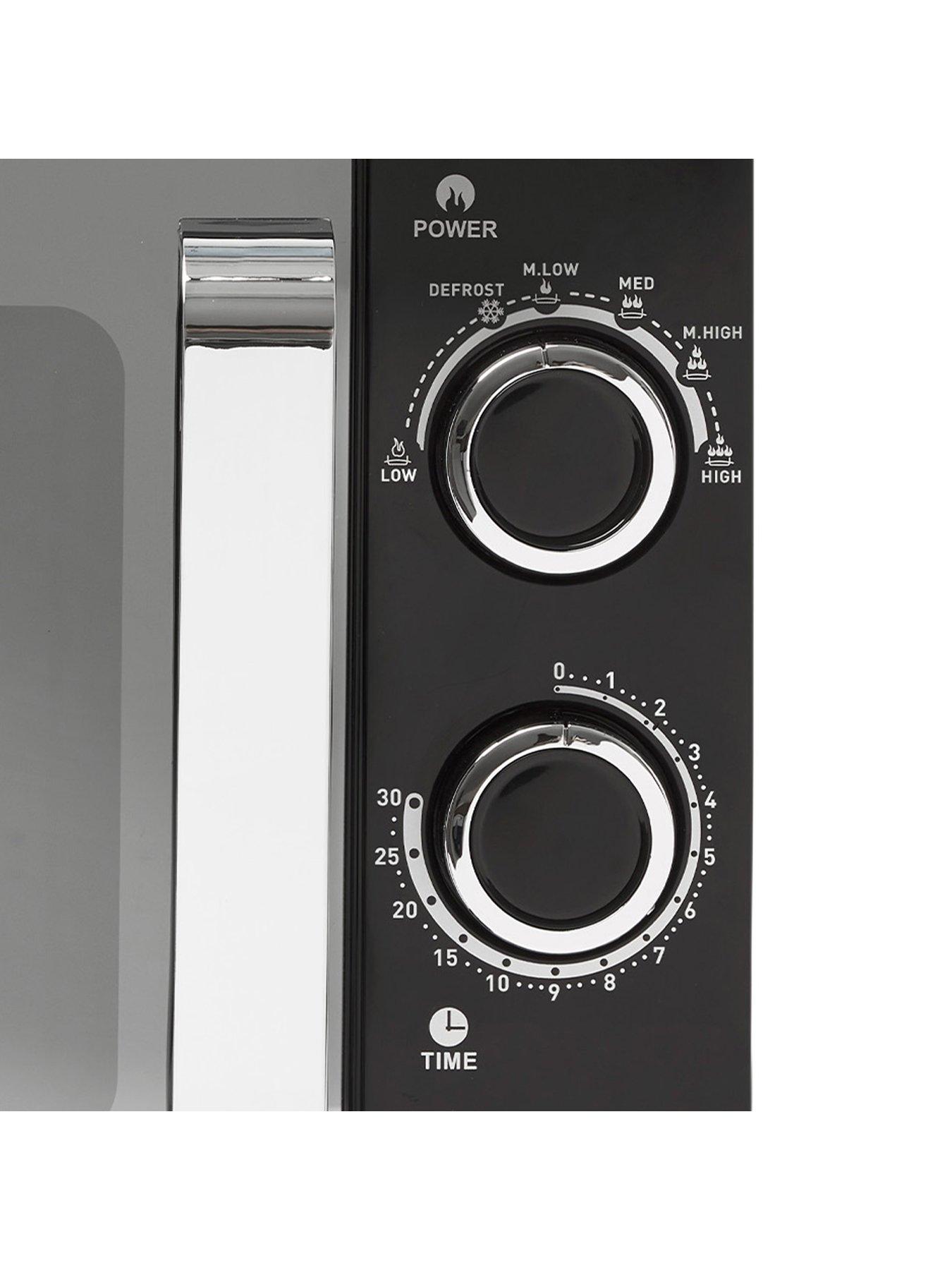  image of haden-20l-800wnbspmicrowave-with-mirror-door-black