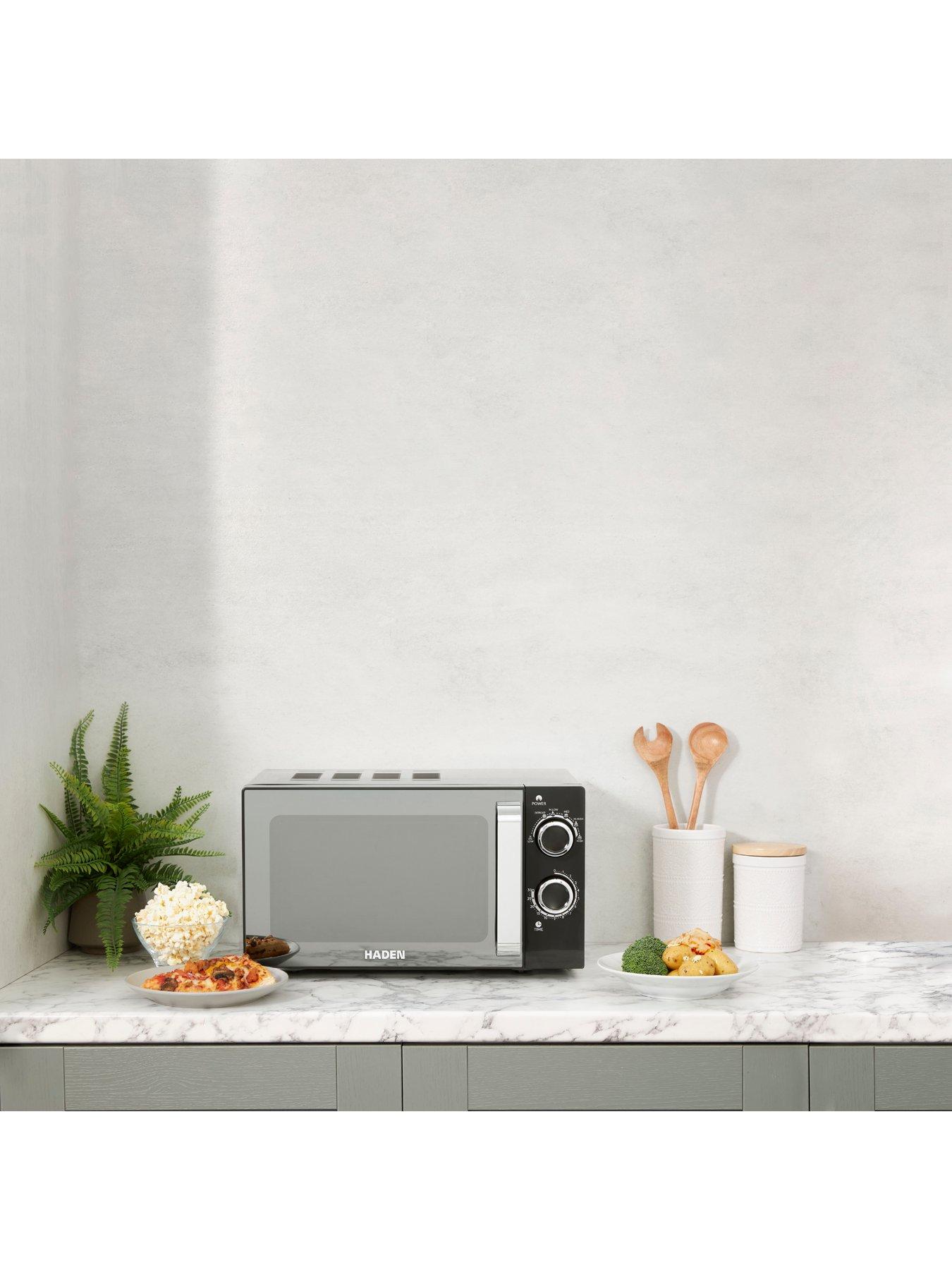  image of haden-20l-800wnbspmicrowave-with-mirror-door-black